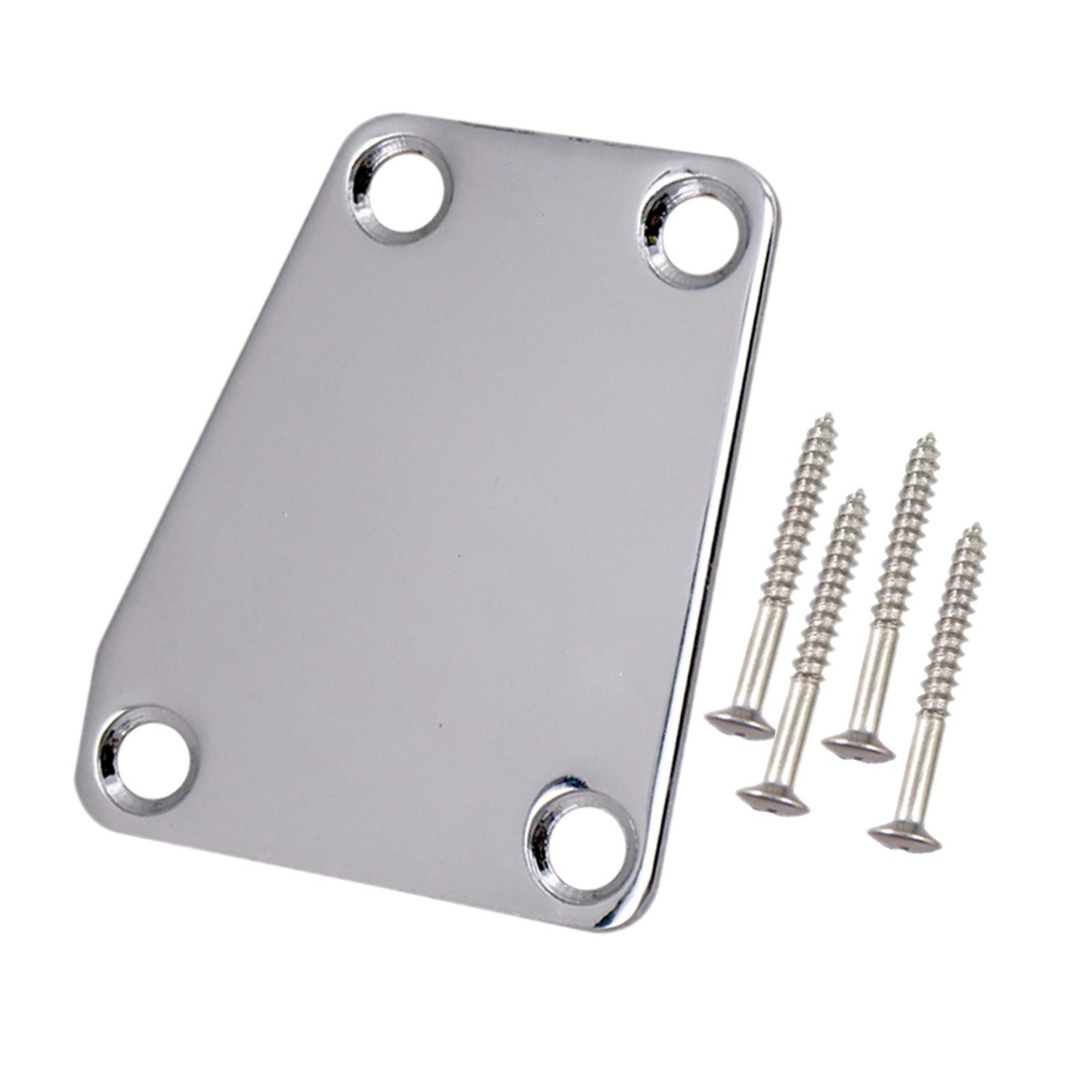 Electric Guitar Chrome Neckplate Fits for ST Electric Guitar Parts Accessory