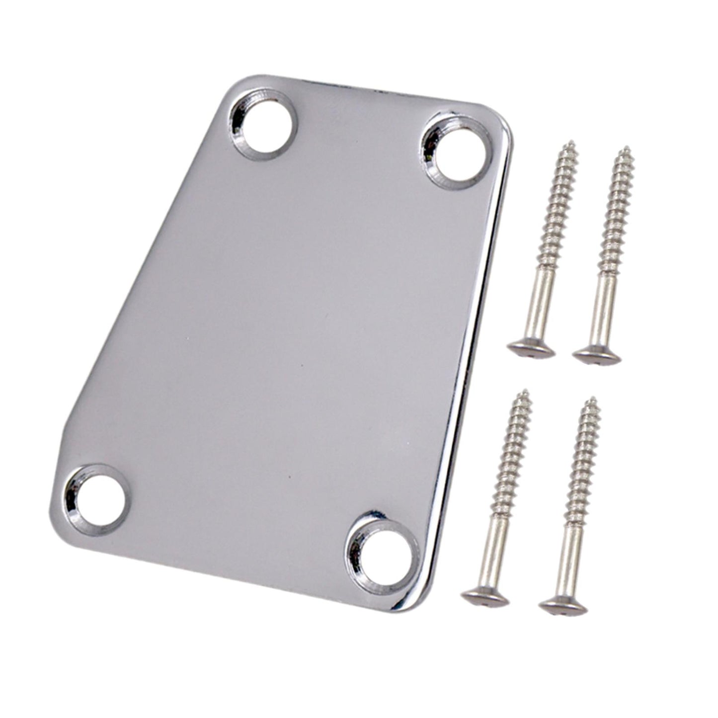 Electric Guitar Chrome Neckplate Fits for ST Electric Guitar Parts Accessory