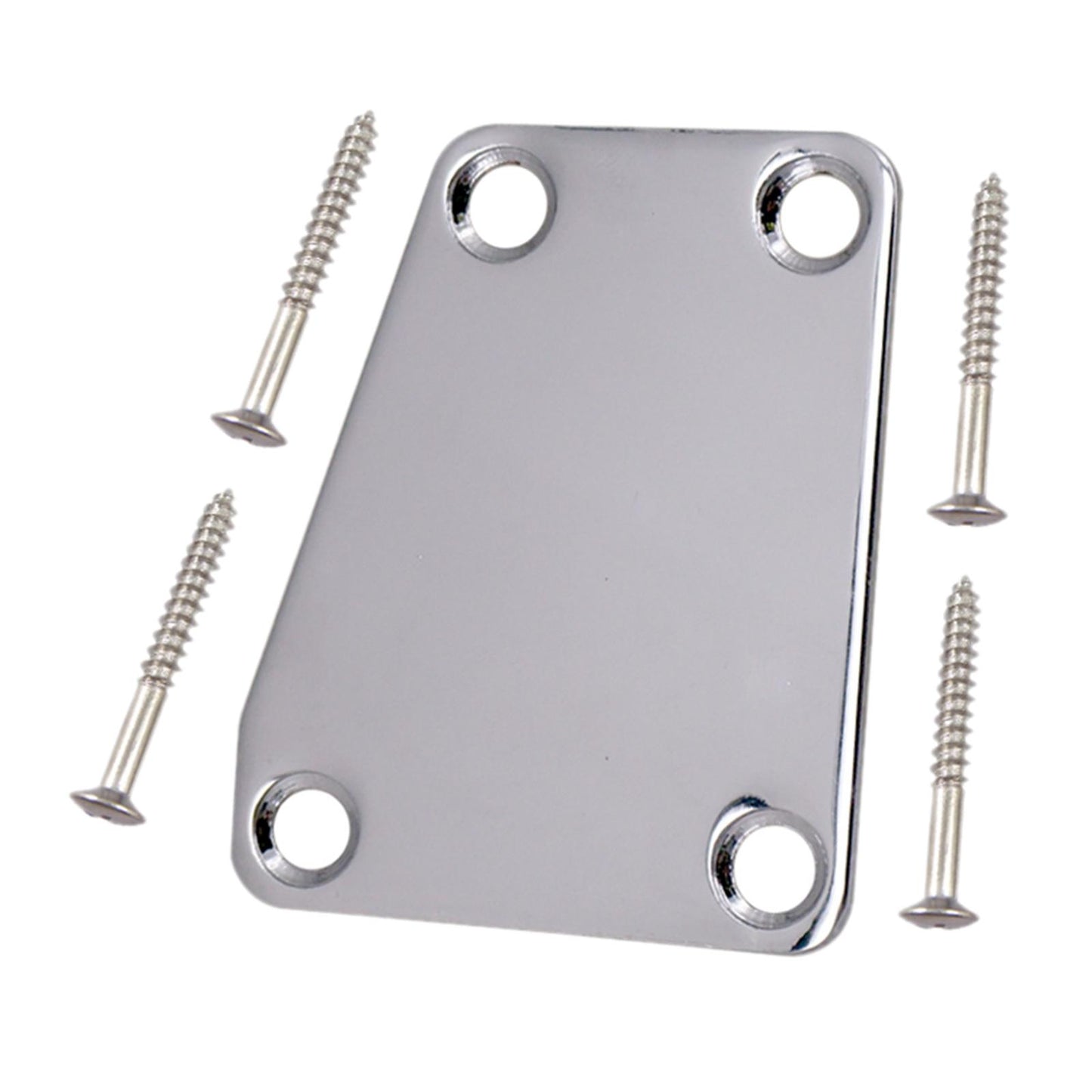 Electric Guitar Chrome Neckplate Fits for ST Electric Guitar Parts Accessory