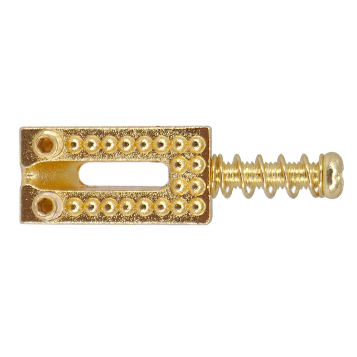 6x Bridge String Saddles Electric Guitar Part Accessory  Golden