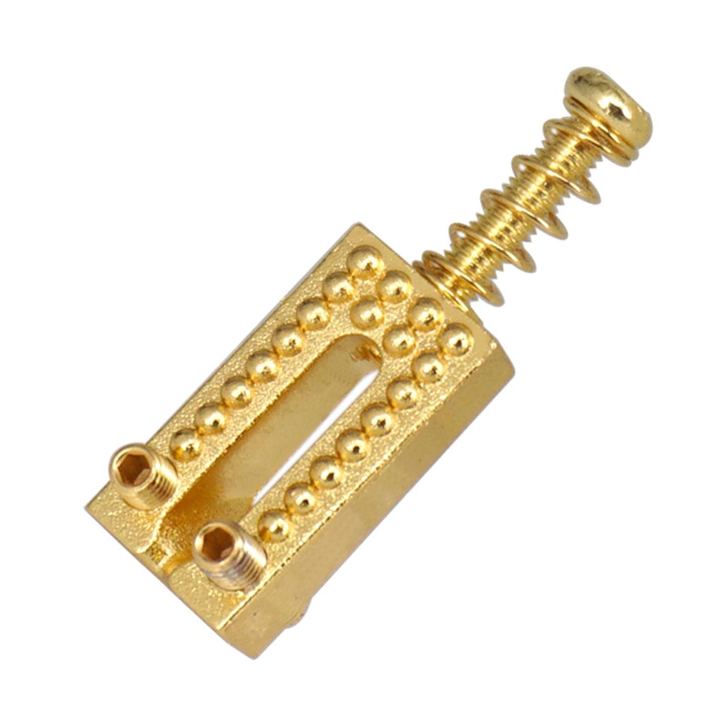 6x Bridge String Saddles Electric Guitar Part Accessory  Golden