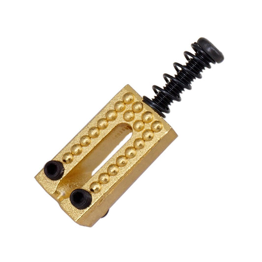 6x Bridge String Saddles Electric Guitar Part Accessory  Golden Black