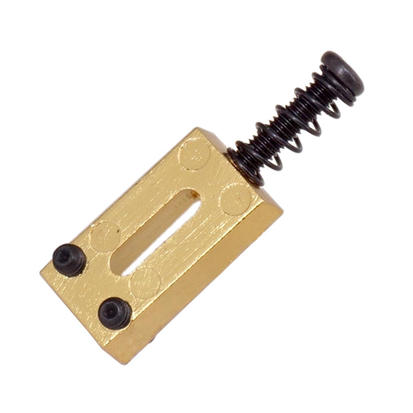 6x Bridge String Saddles Electric Guitar Part Accessory  Golden Black
