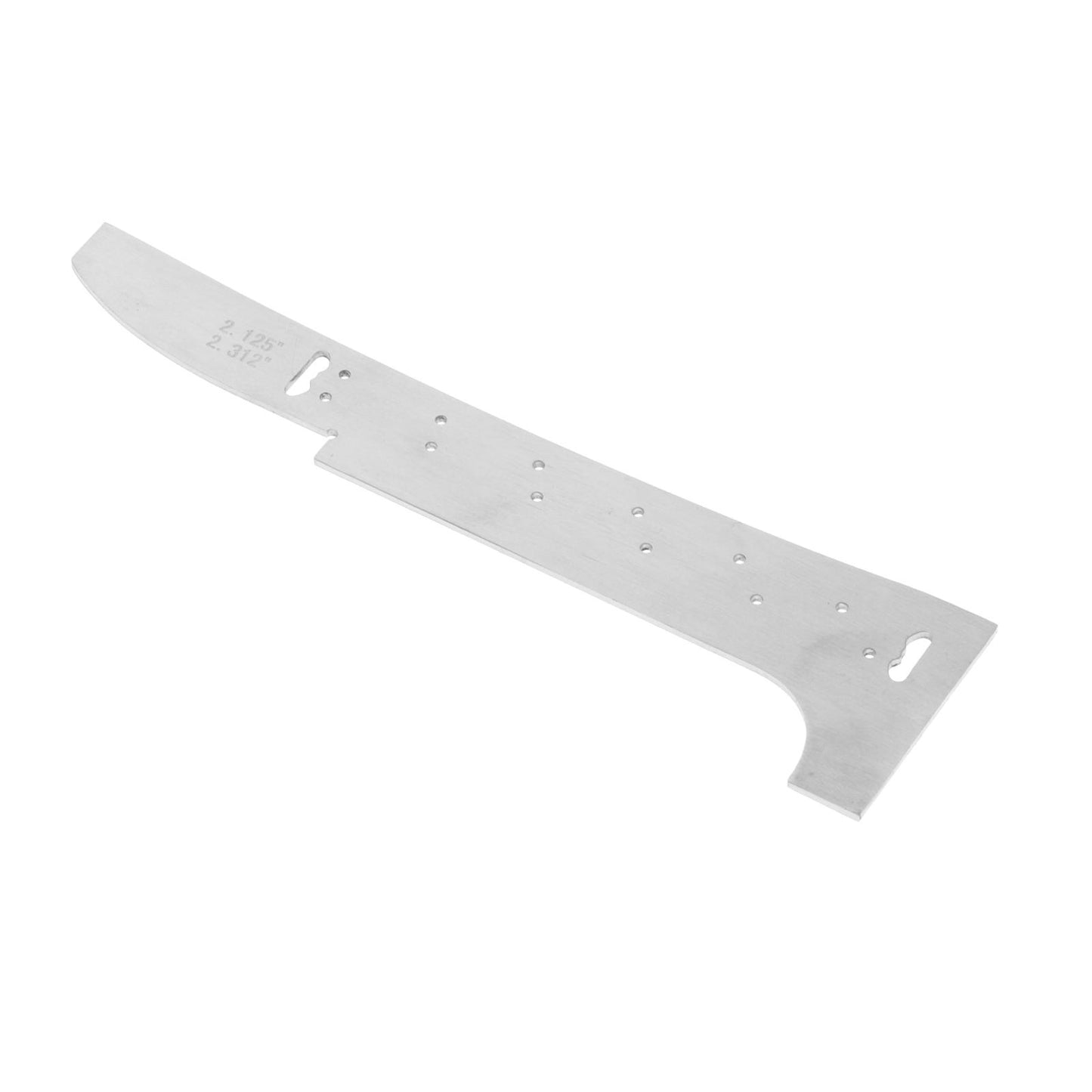 Guitar Luthiers Tool Fretboards Ruler for Electric Guitar Bass Accessories Silver
