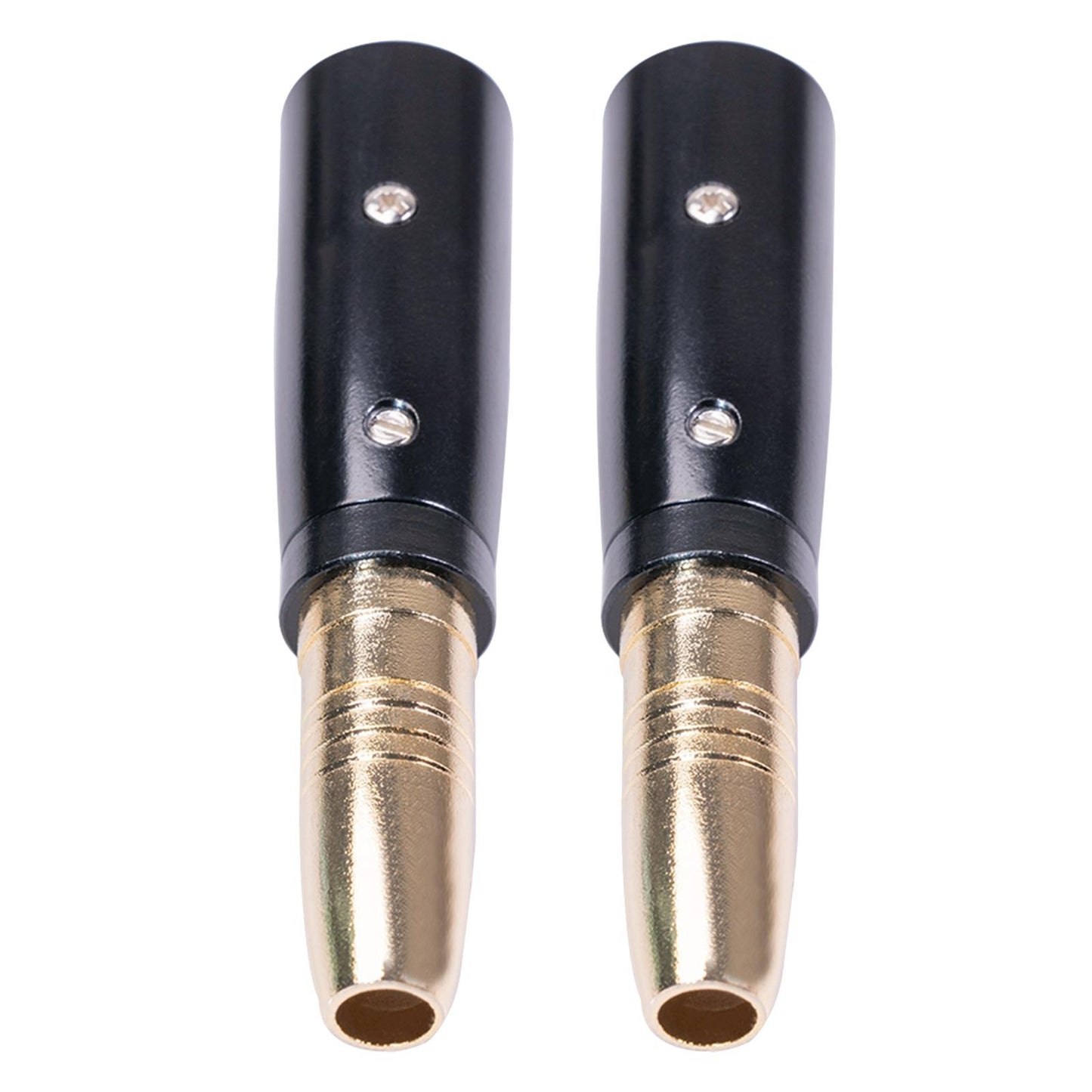 2x 3pin XLR Male to 1/4" 6.35mm Female Stereo Audio Cable Microphone Adapter