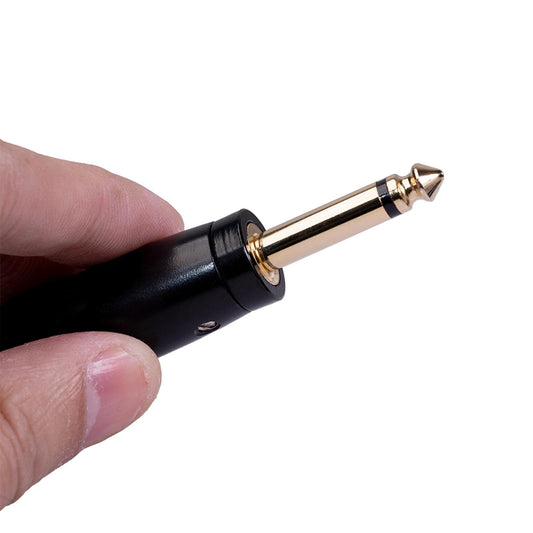 2x 3pin XLR Male to 1/4" 6.35mm Mono Plug Audio Microphone Mic Adapter