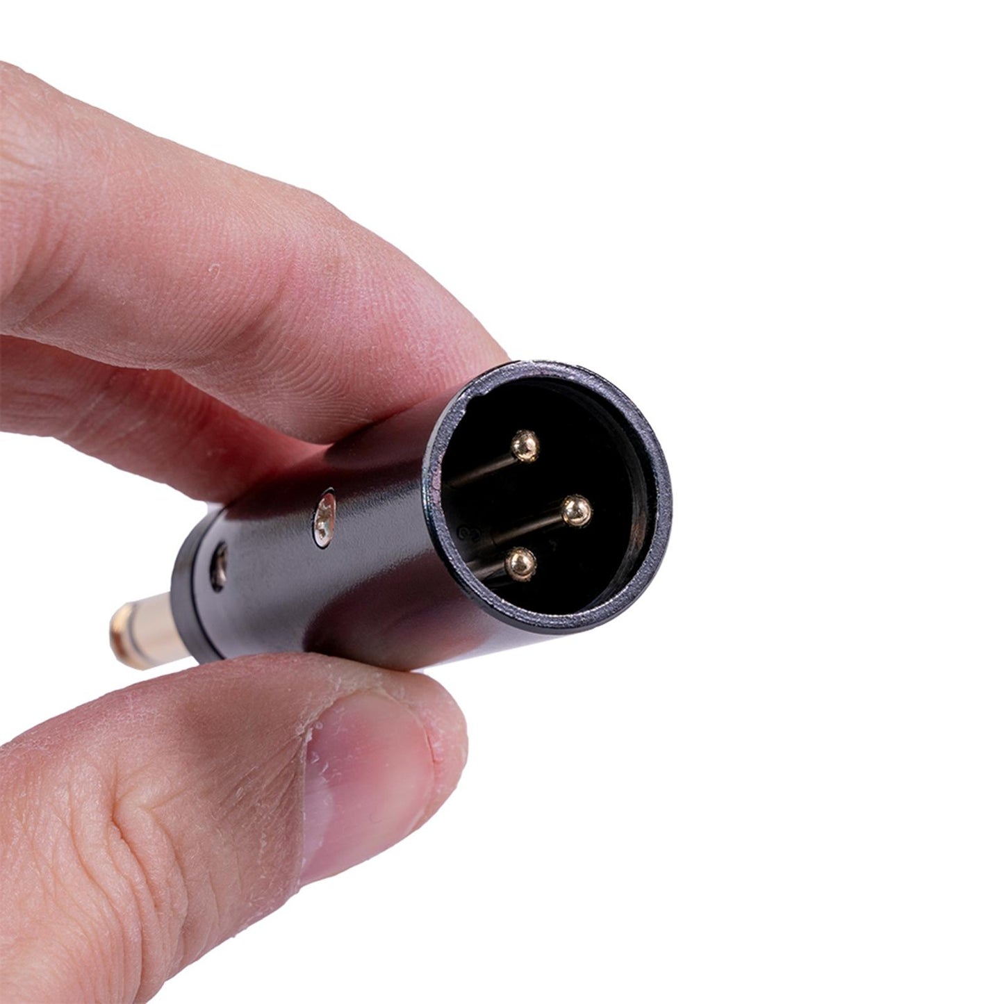 2x 3pin XLR Male to 1/4" 6.35mm Mono Plug Audio Microphone Mic Adapter