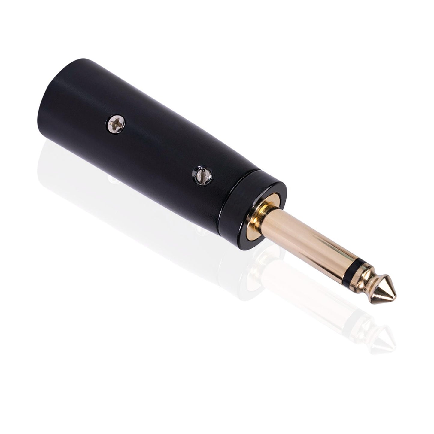 2x 3pin XLR Male to 1/4" 6.35mm Mono Plug Audio Microphone Mic Adapter