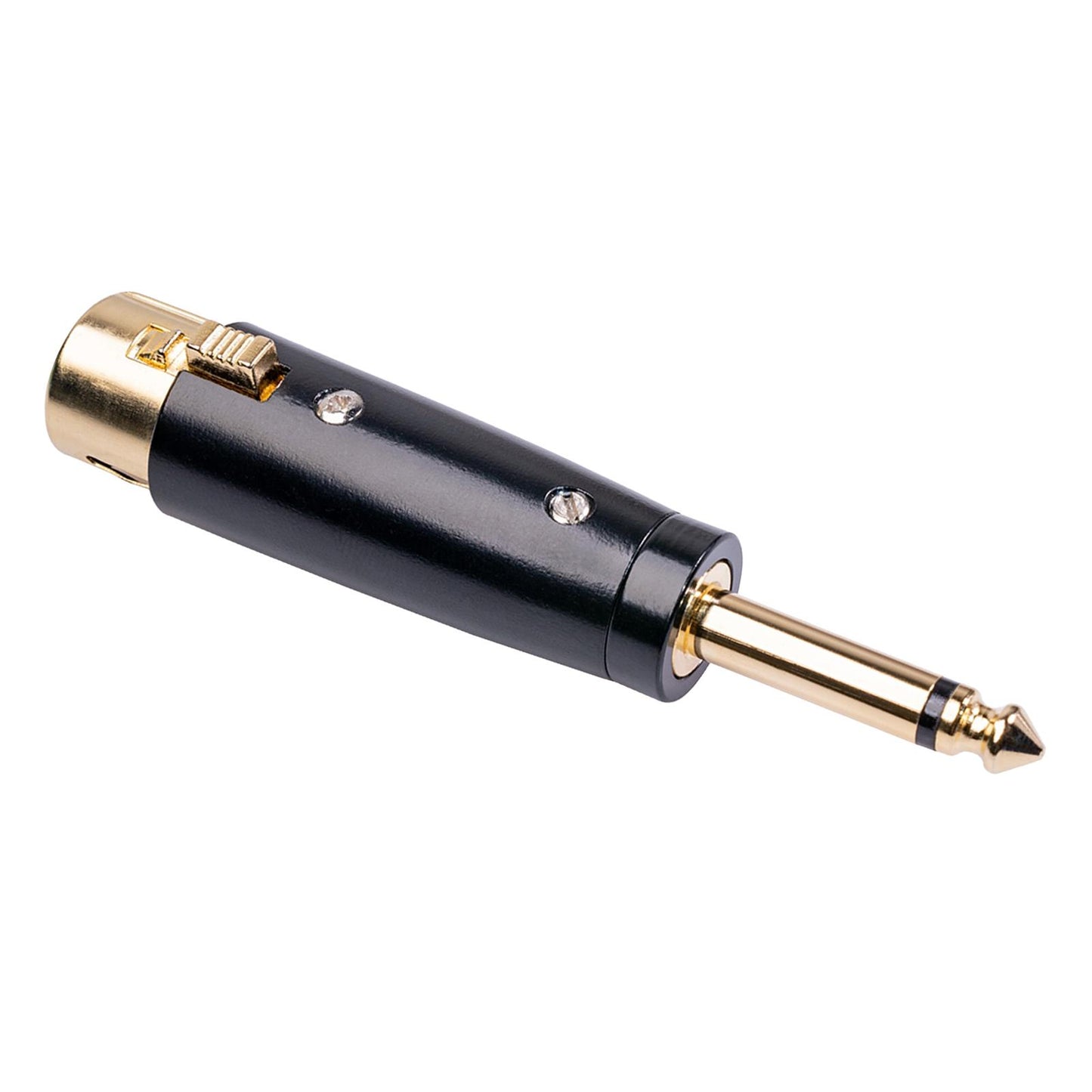 2x 3pin XLR Female to 1/4" 6.35mm Mono Male Audio Cable Microphone Adapter
