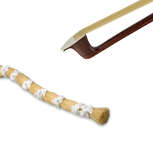 Natural Mongolian Horse Hair Bows for 1/8 Violin Cello Accessories White