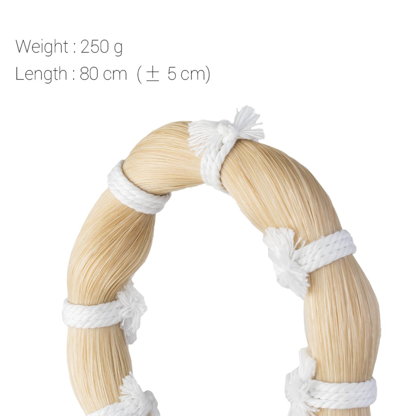 Natural Mongolian Horse Hair Bows for 1/8 Violin Cello Accessories White