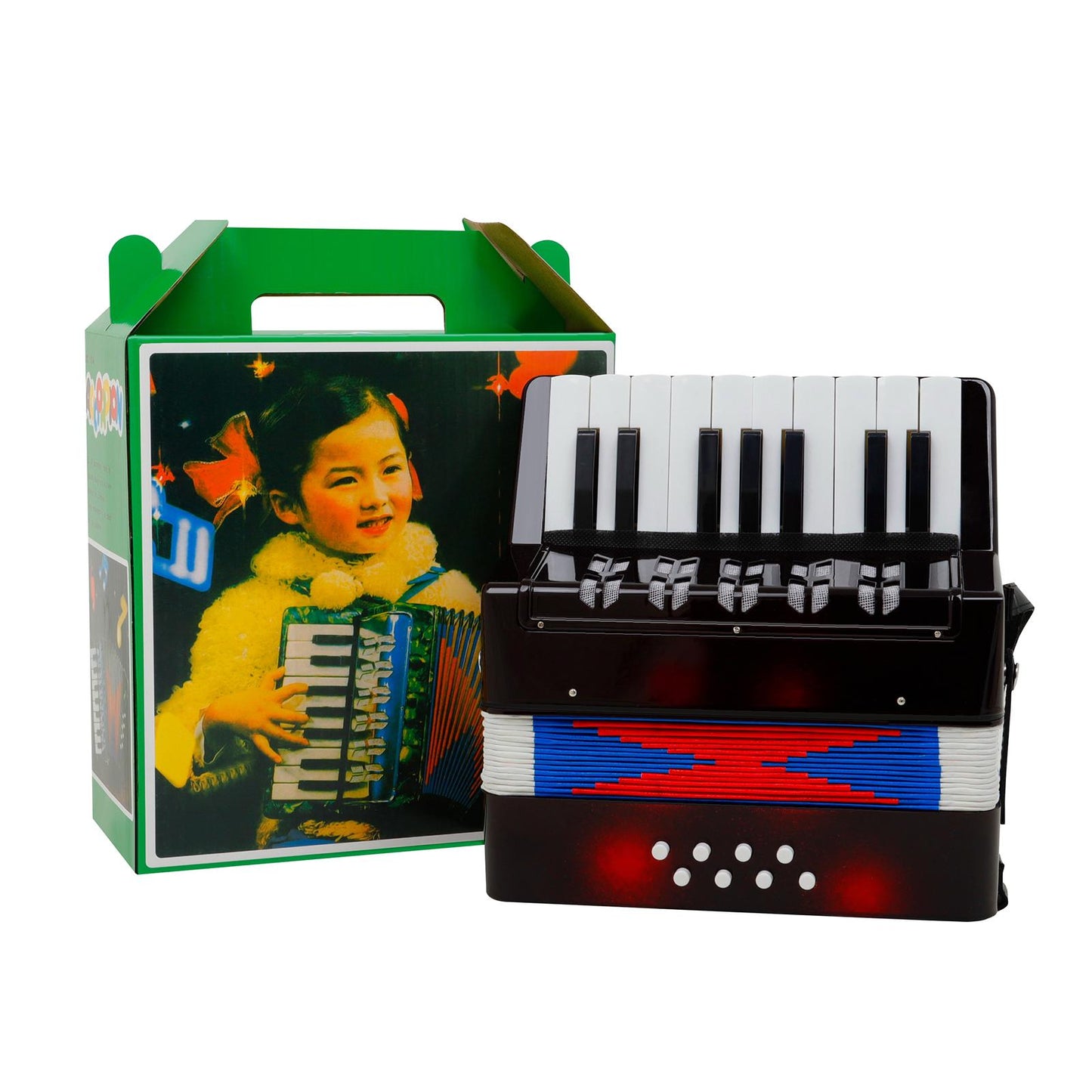 Mini Accordion Kids Educational Musical Instrument Toy for Kids Children
