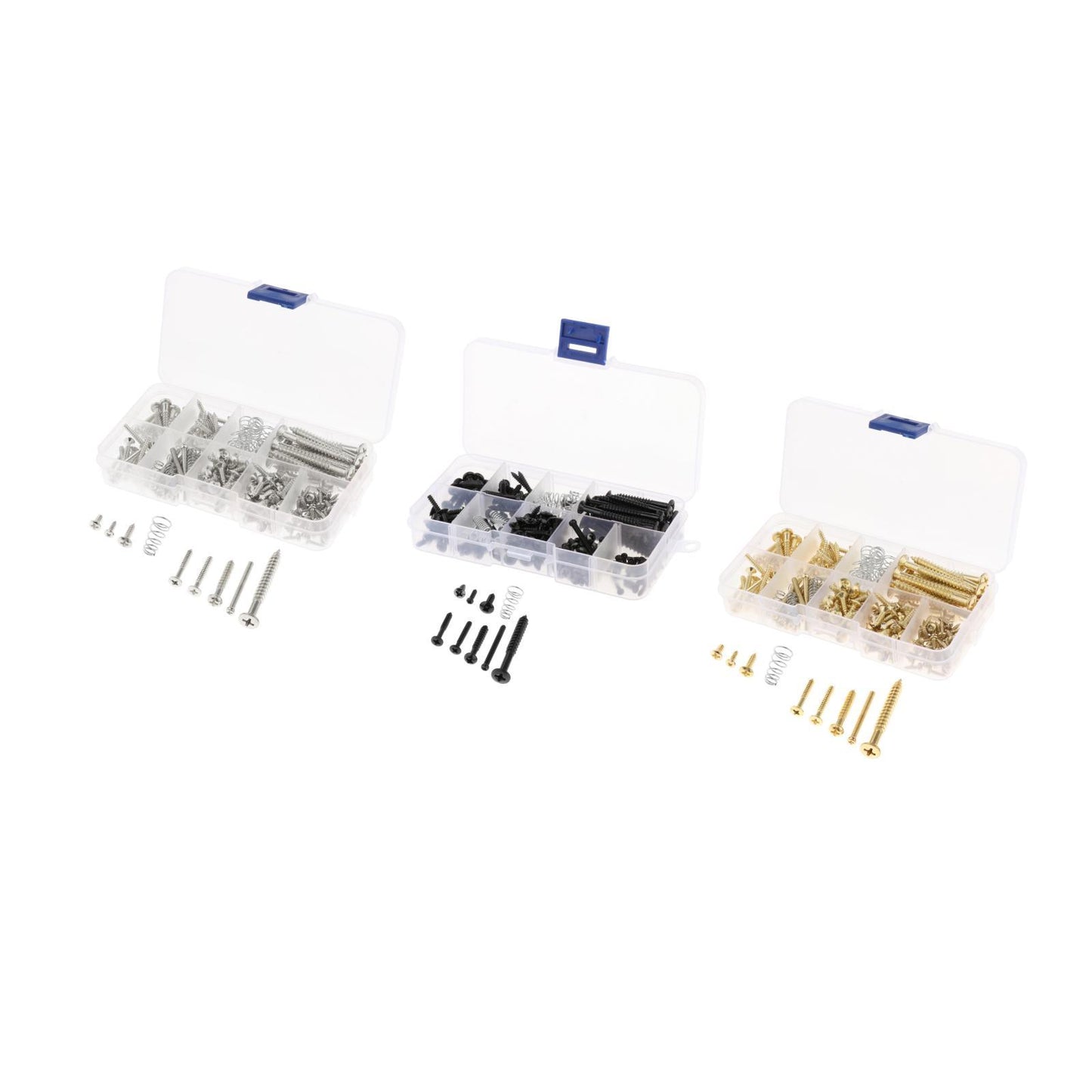226pcs Electric Guitar Screw Kit for Pickup Switch Neck Plate Buttons Mount gold