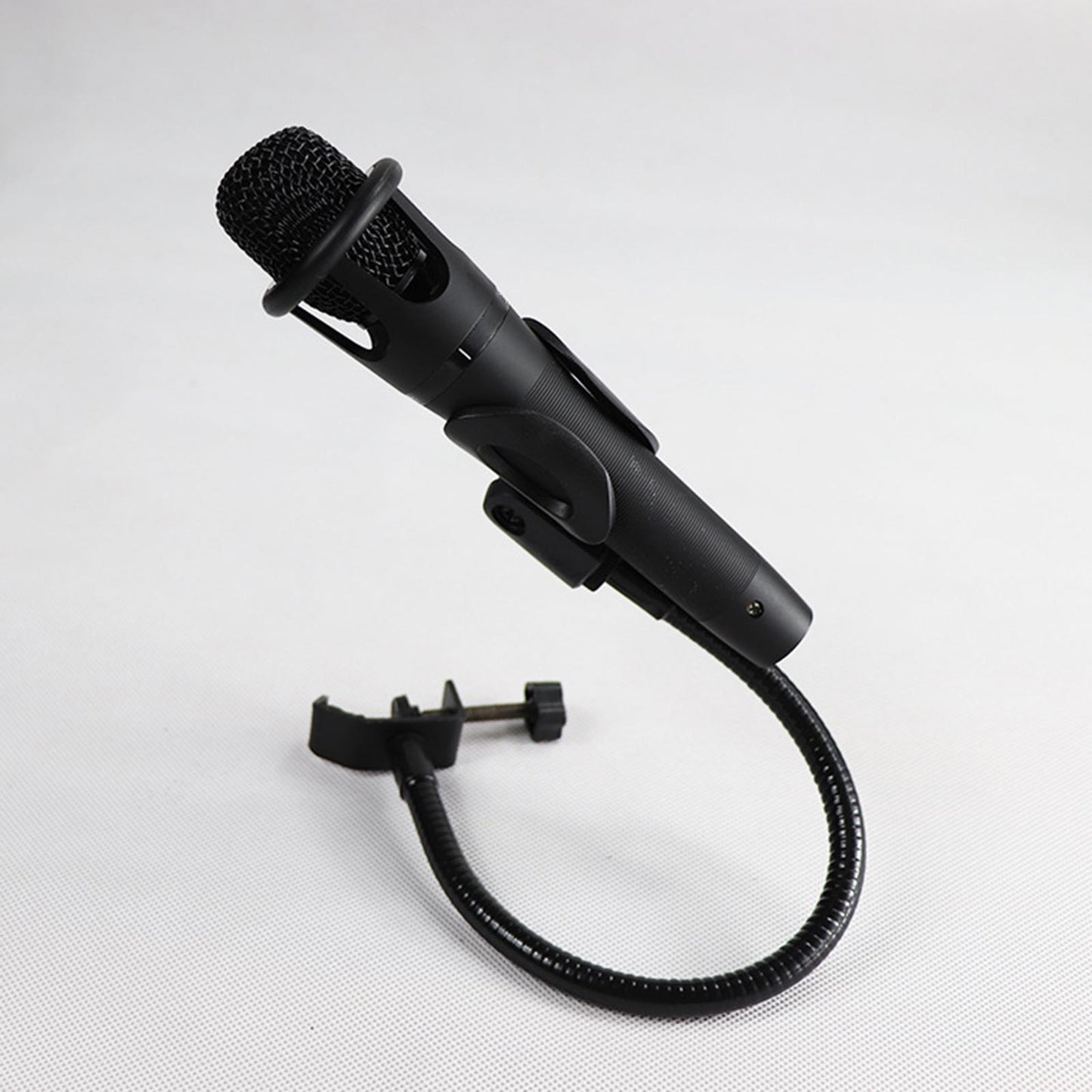Microphone Stand,Flexible Gooseneck Desktop Mic Stands Holder & Desk Clamp