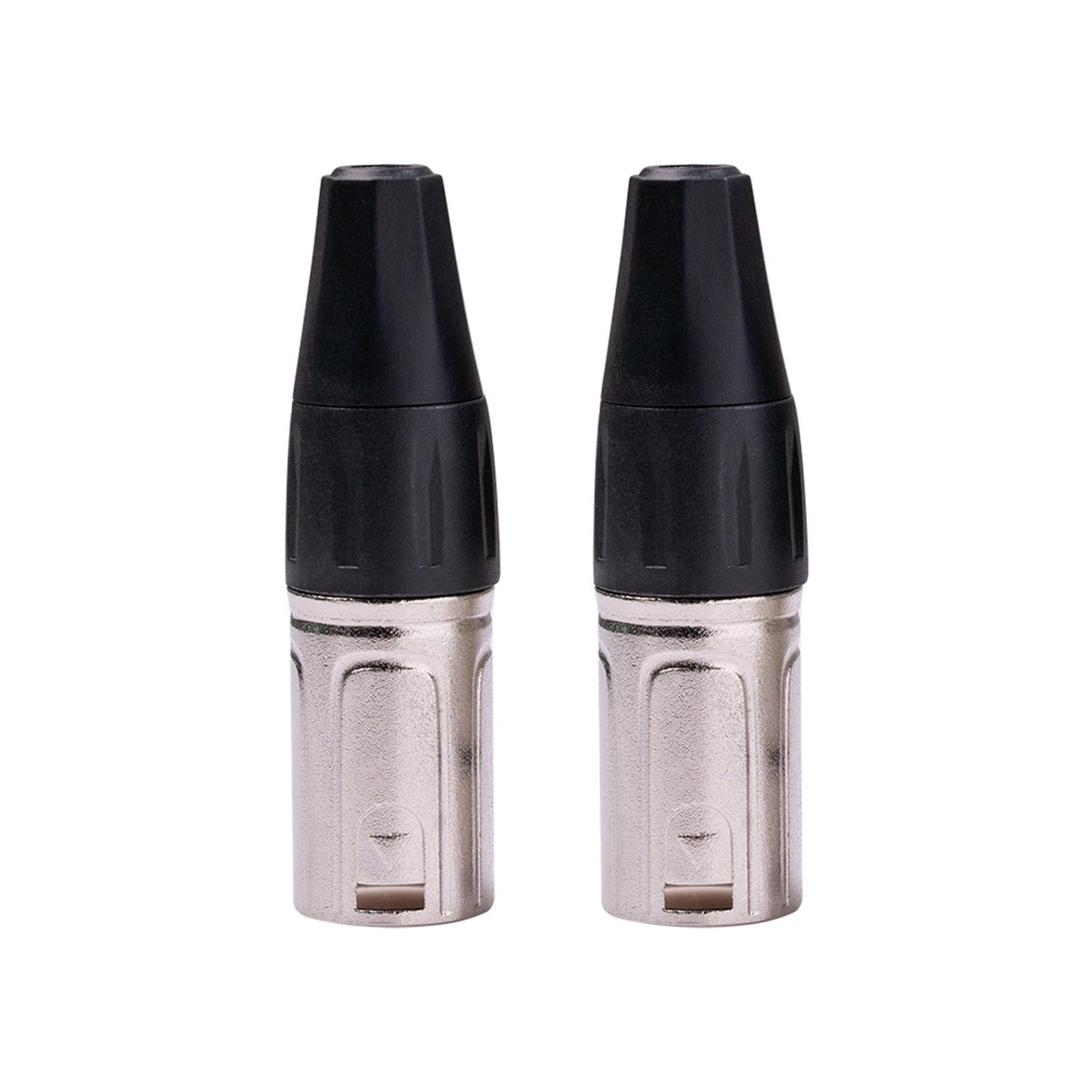 3 Pin XLR Solder Type Connector 5 Male and 5 Female Plug Cable Connector Black