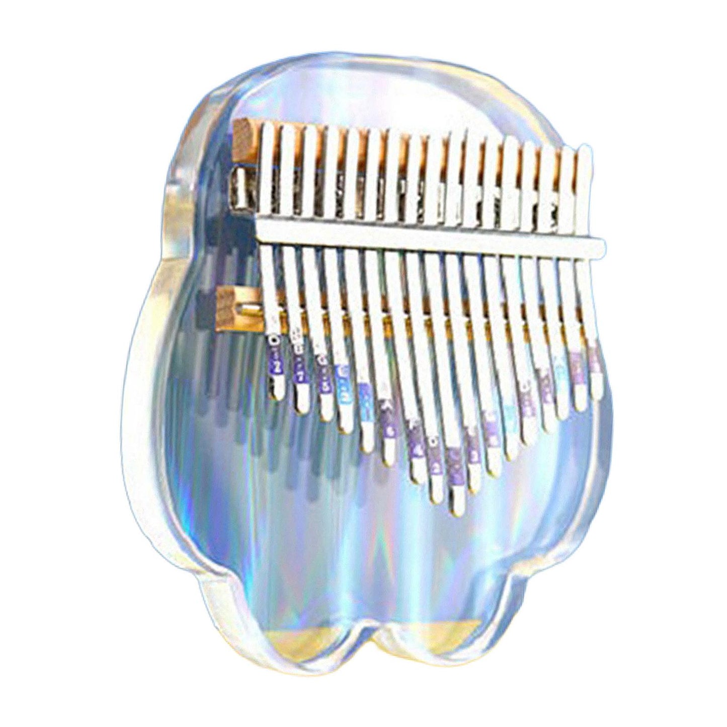 17 Keys Acrylic Kalimba Thumb Piano Finger Mbira for Kids Adults Cat Claw