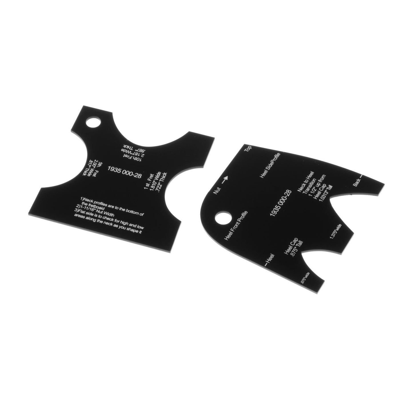 Guitar Neck Mold Template Reference Repair Leveling Luthier 1935 000-28
