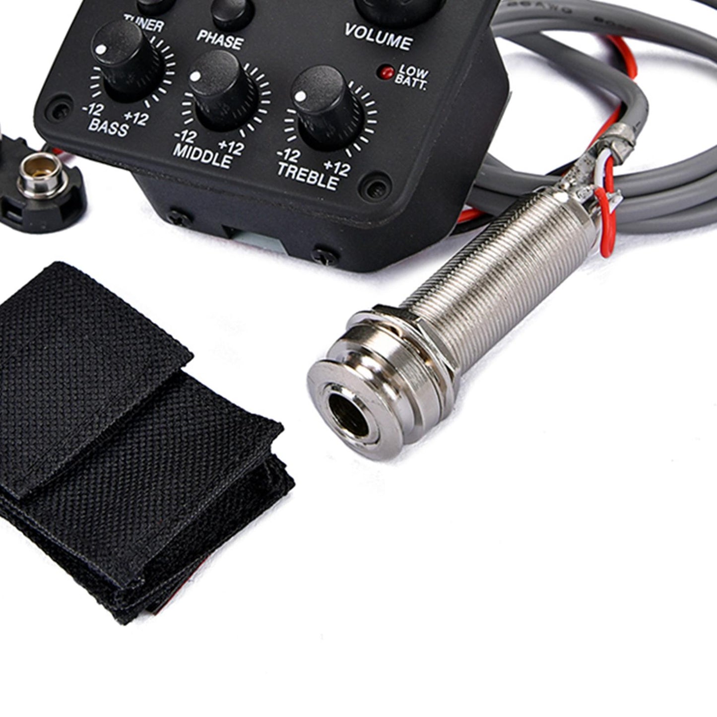 3-Bands Equalizer EQ Tuner Piezo Preamp Pickups for Acoustic Guitar Parts