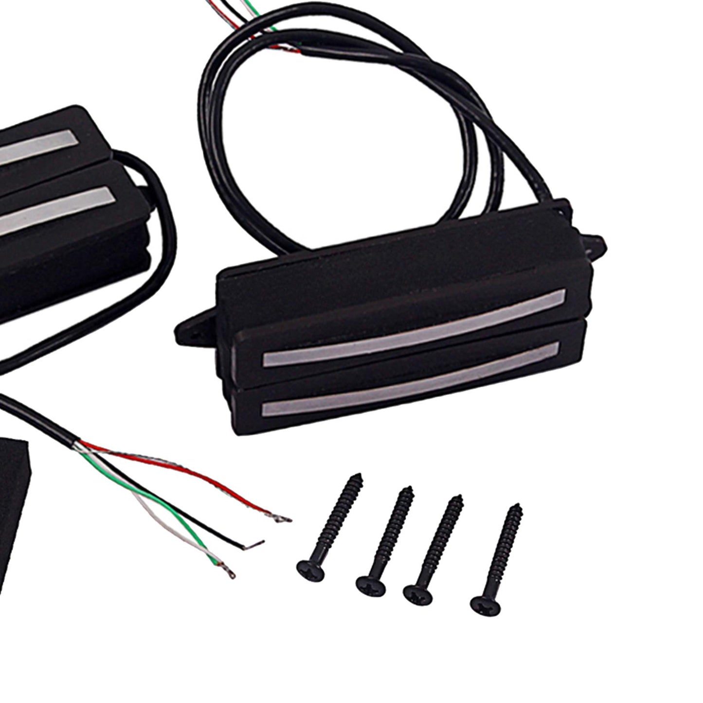 Dual Hot Rail Humbucker Pickups Electric Guitar Pickup Humbucker, Black