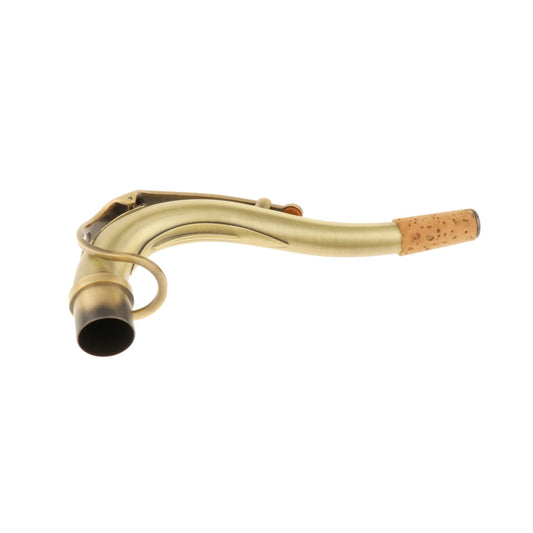 Brass Tenor Saxophone Bend Neck Woodwind Instrument Parts Accessories Gold