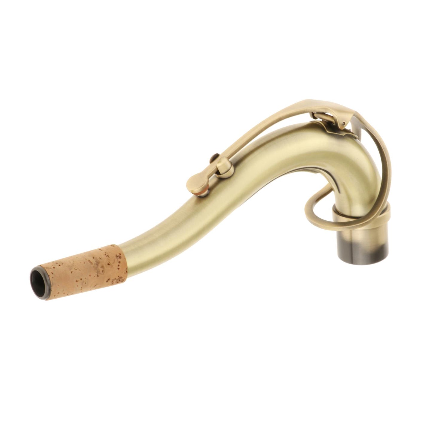 Brass Tenor Saxophone Bend Neck Woodwind Instrument Parts Accessories Gold