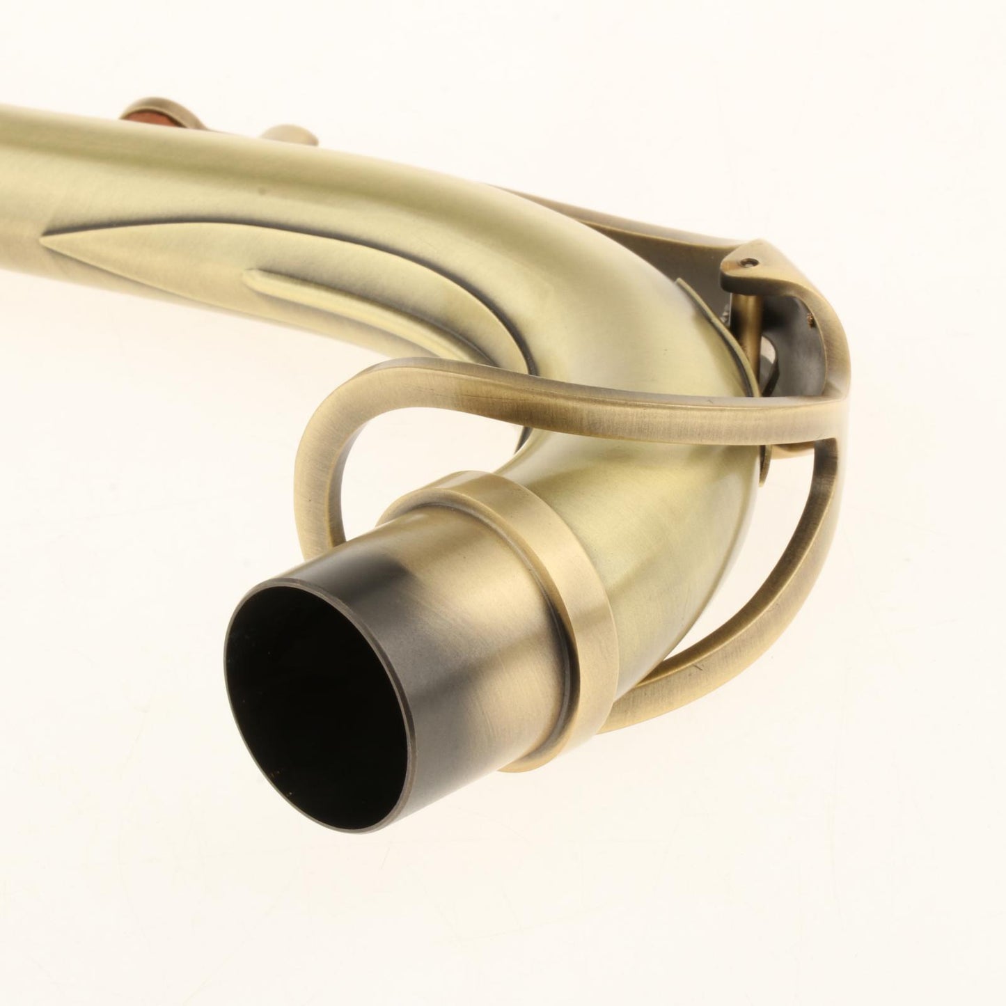 Brass Tenor Saxophone Bend Neck Woodwind Instrument Parts Accessories Gold