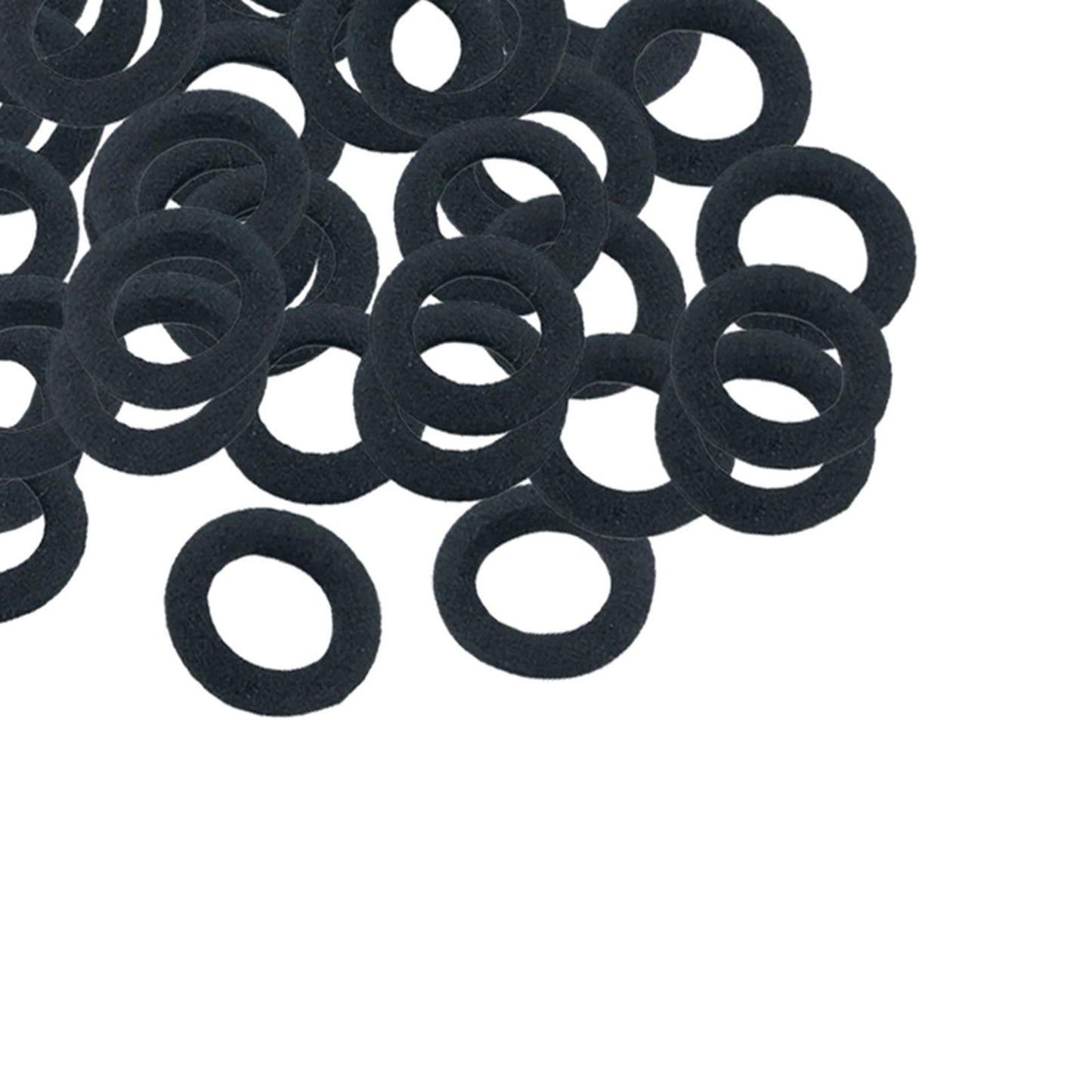 50x Cornet Trumpet Valve Felt Washers Pad Musical Instrument Acc Black