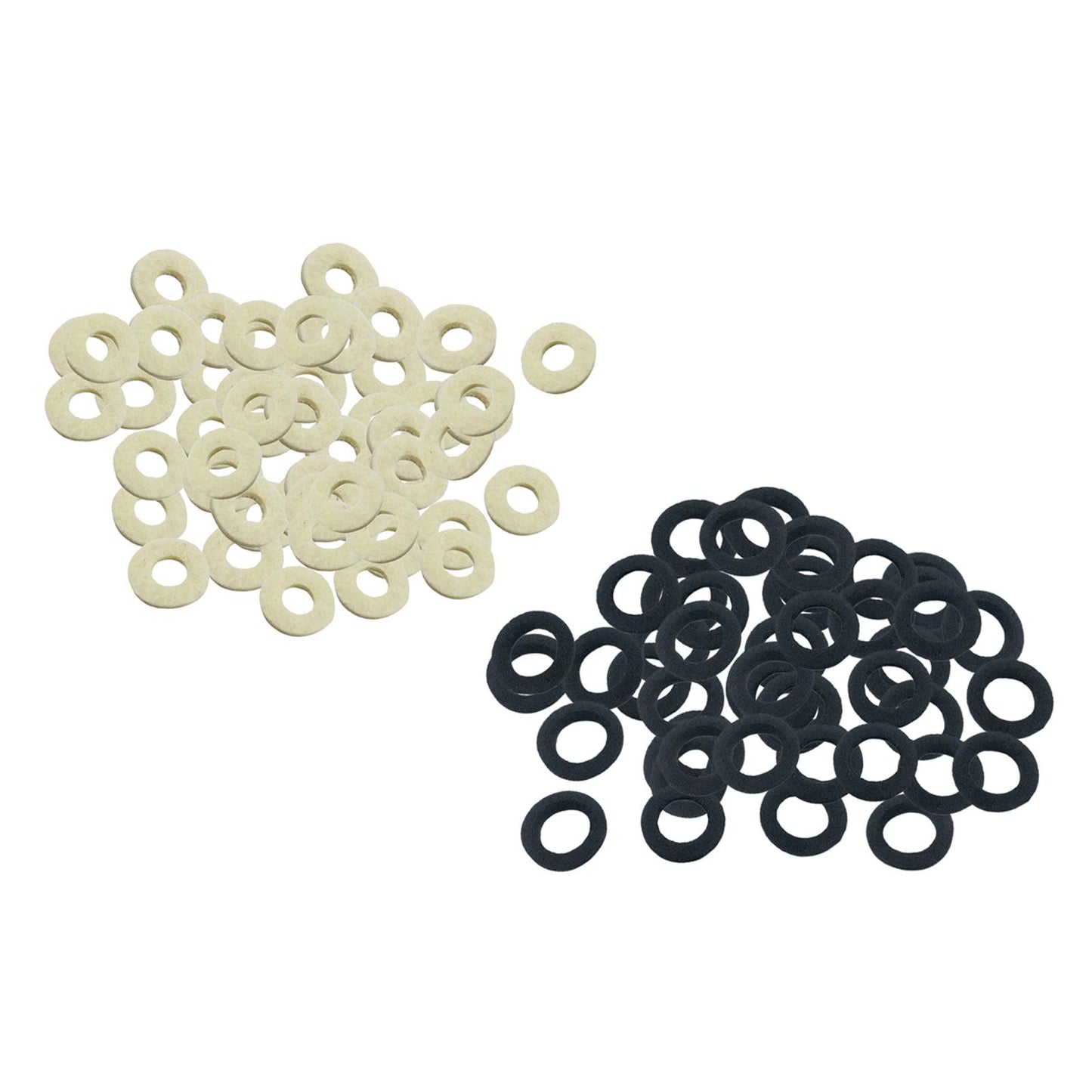 50x Cornet Trumpet Valve Felt Washers Pad Musical Instrument Acc Black