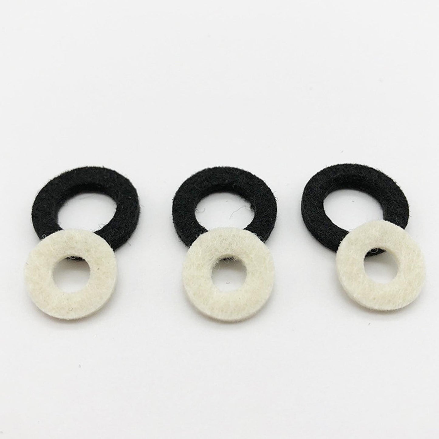 50x Cornet Trumpet Valve Felt Washers Pad Musical Instrument Acc White