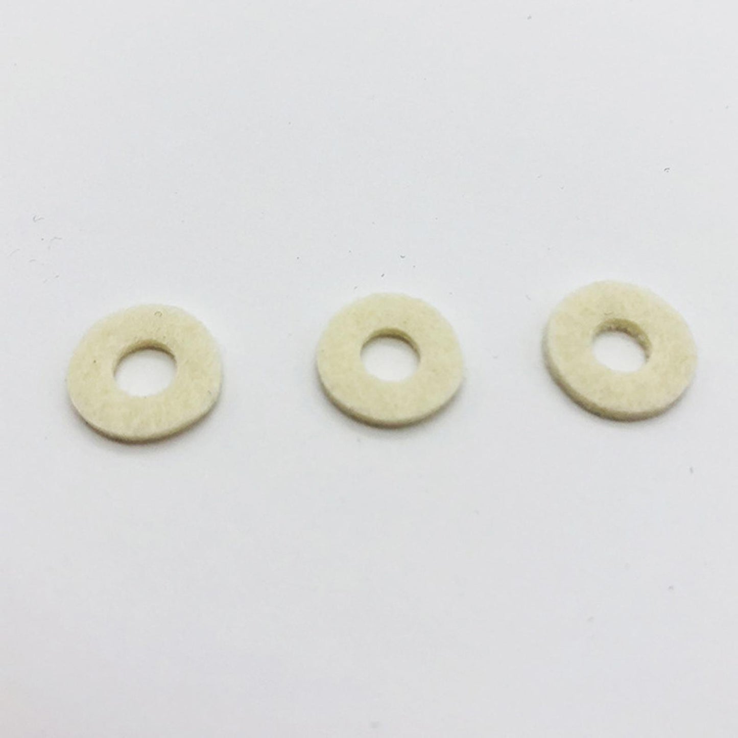 50x Cornet Trumpet Valve Felt Washers Pad Musical Instrument Acc White