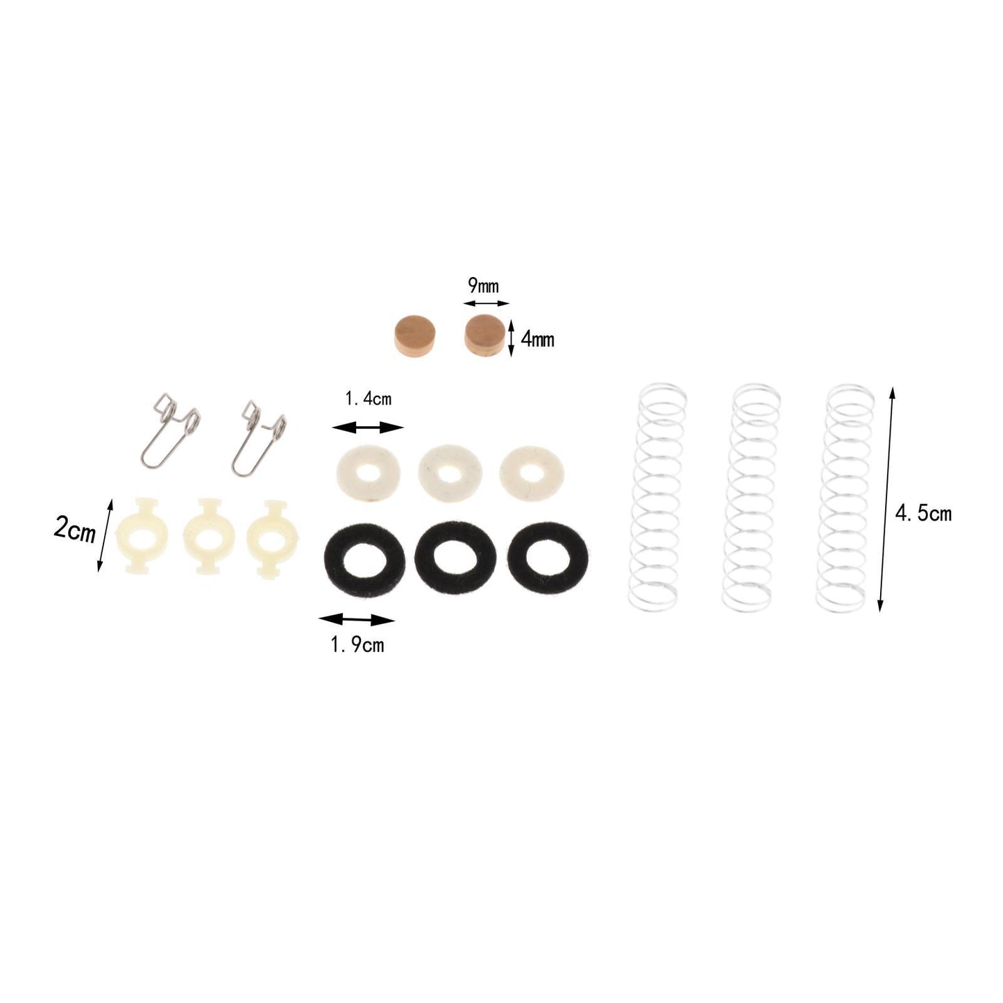 16pcs Trumpet Piston Valve Repair Kit Spring Brass Instrument Accessories