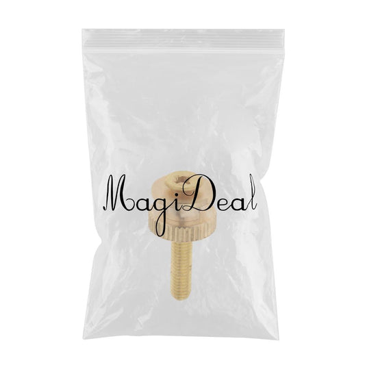 Guitar Bridge Pins Brass Cone String Nails for 6 String Acoustic Guitar