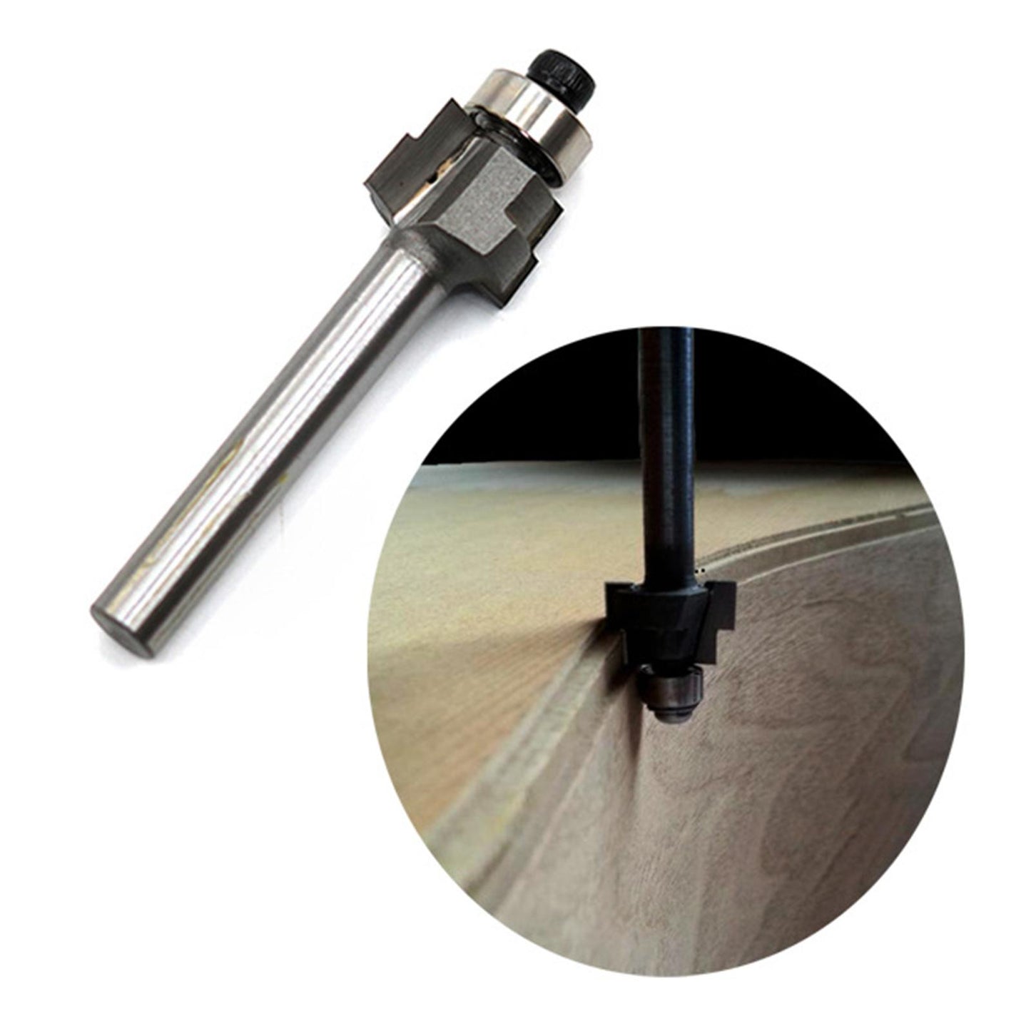 Guitar Edging Inlay Slot Tool T-knife Trimming Machine Guitar Milling Cutter 1.0 and 1.5mm