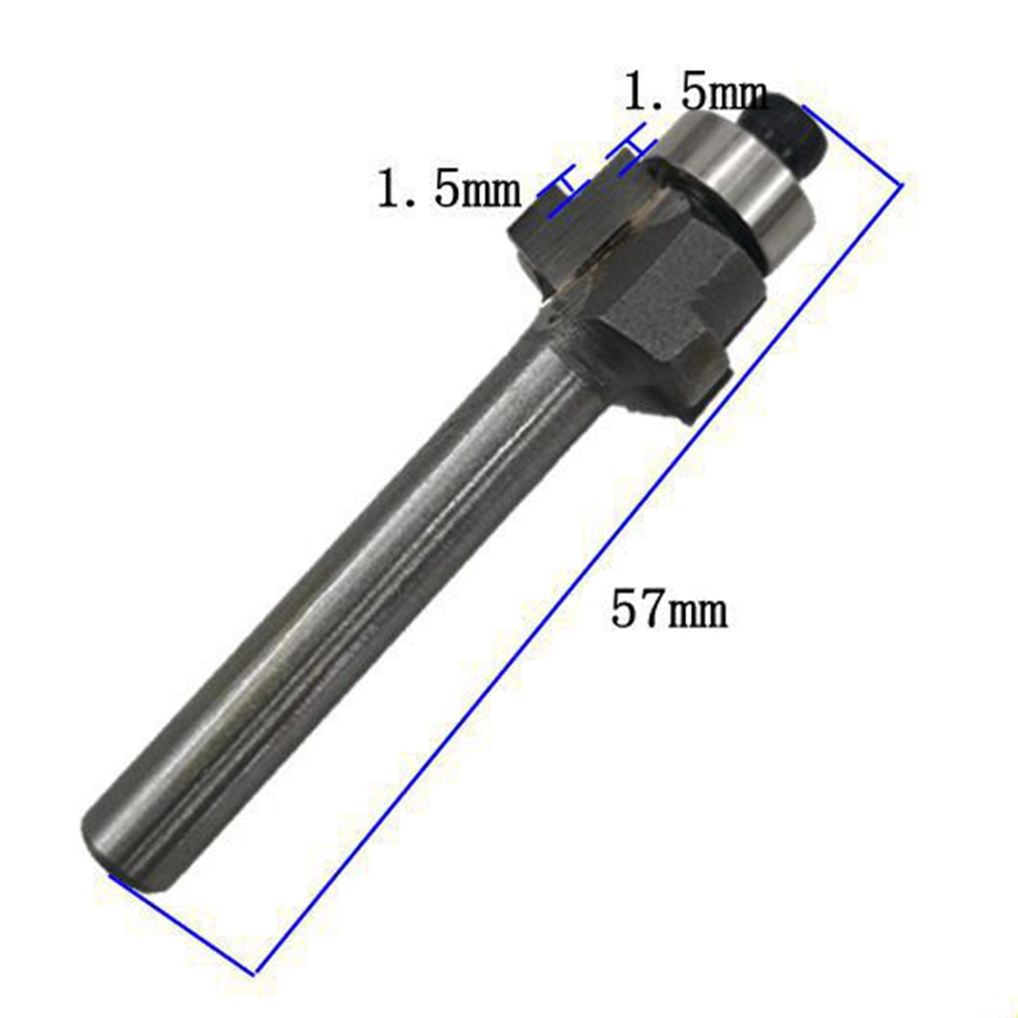 Guitar Edging Inlay Slot Tool T-knife Trimming Machine Guitar Milling Cutter 1.5 and 1.5mm