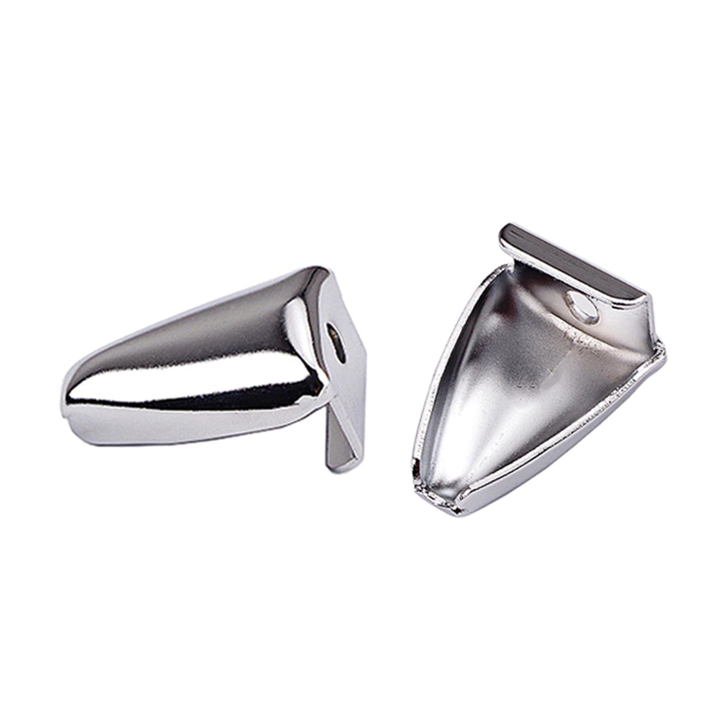 2 Pcs Silver Triangle Drum Claw Hook for Bass Snare Drum Part Accessories