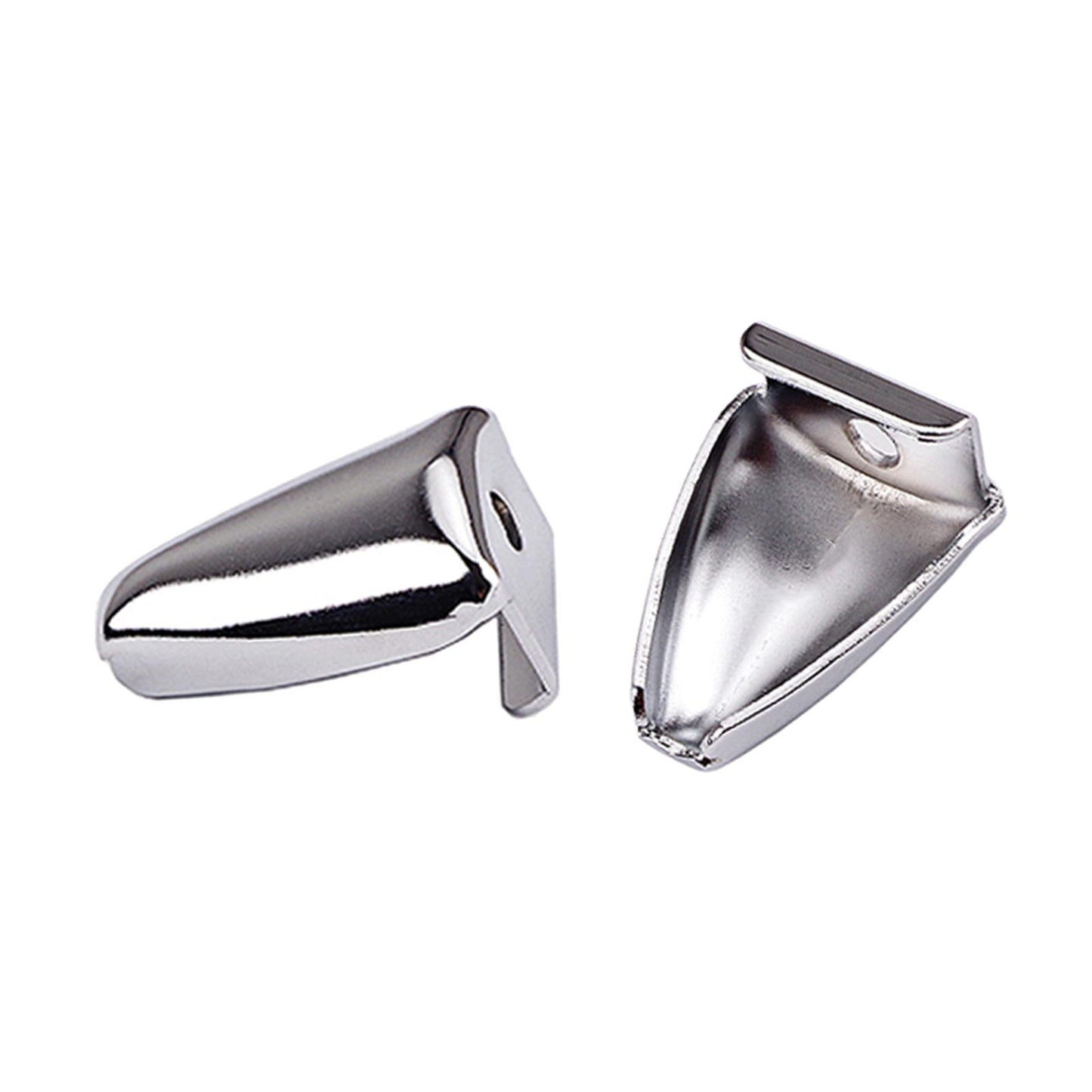 2 Pcs Silver Triangle Drum Claw Hook for Bass Snare Drum Part Accessories