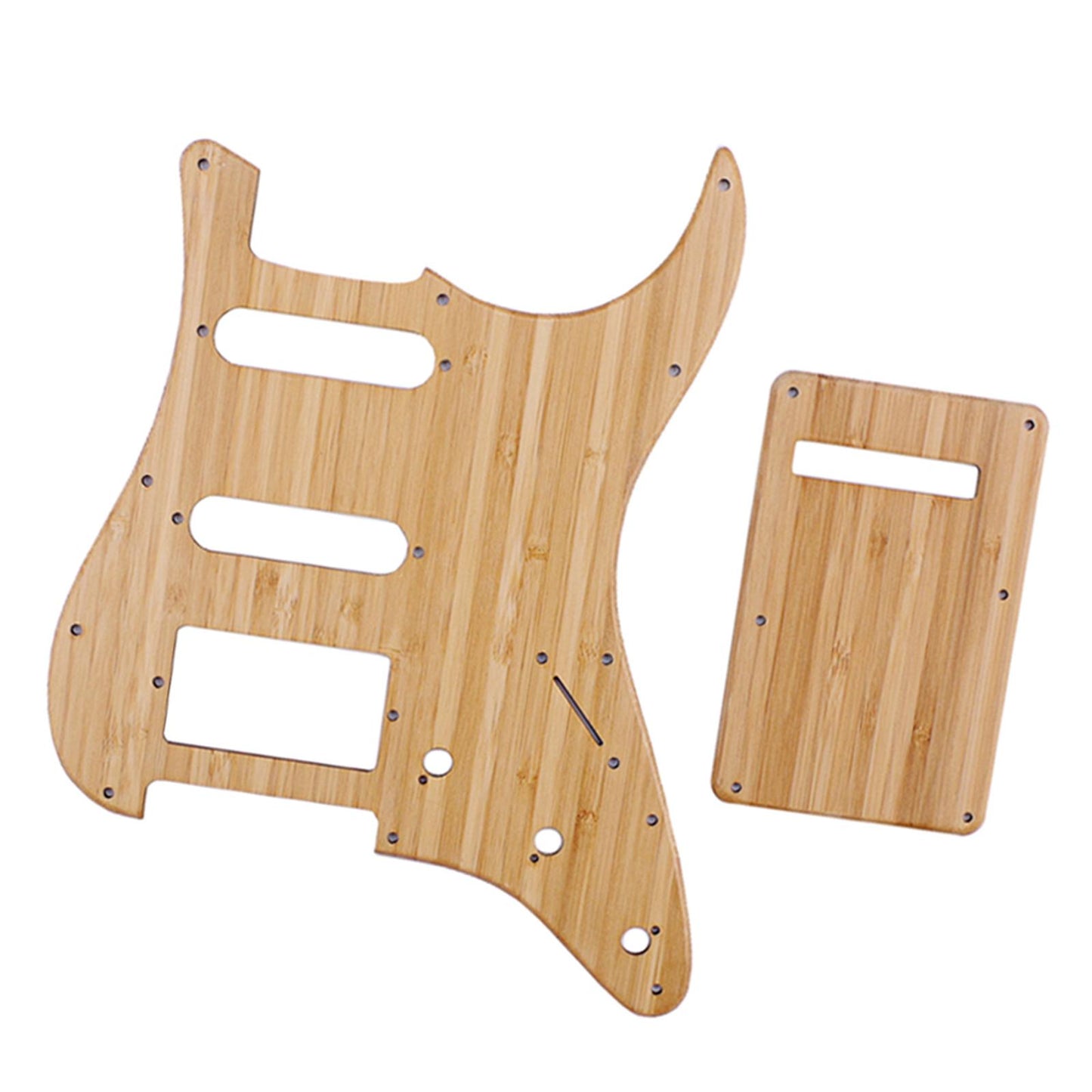 Guitar Pickguard Scratch Plate 17 Hole SSS Pickups for ST Style Guitar