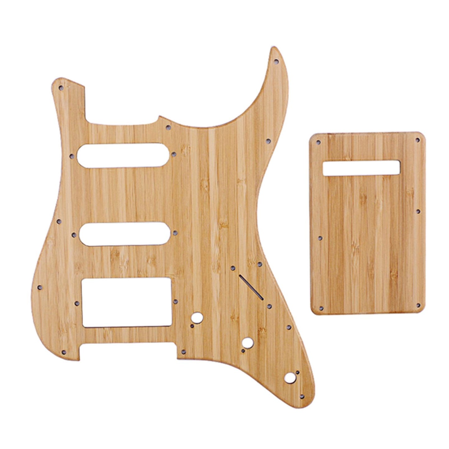 Guitar Pickguard Scratch Plate 17 Hole SSS Pickups for ST Style Guitar
