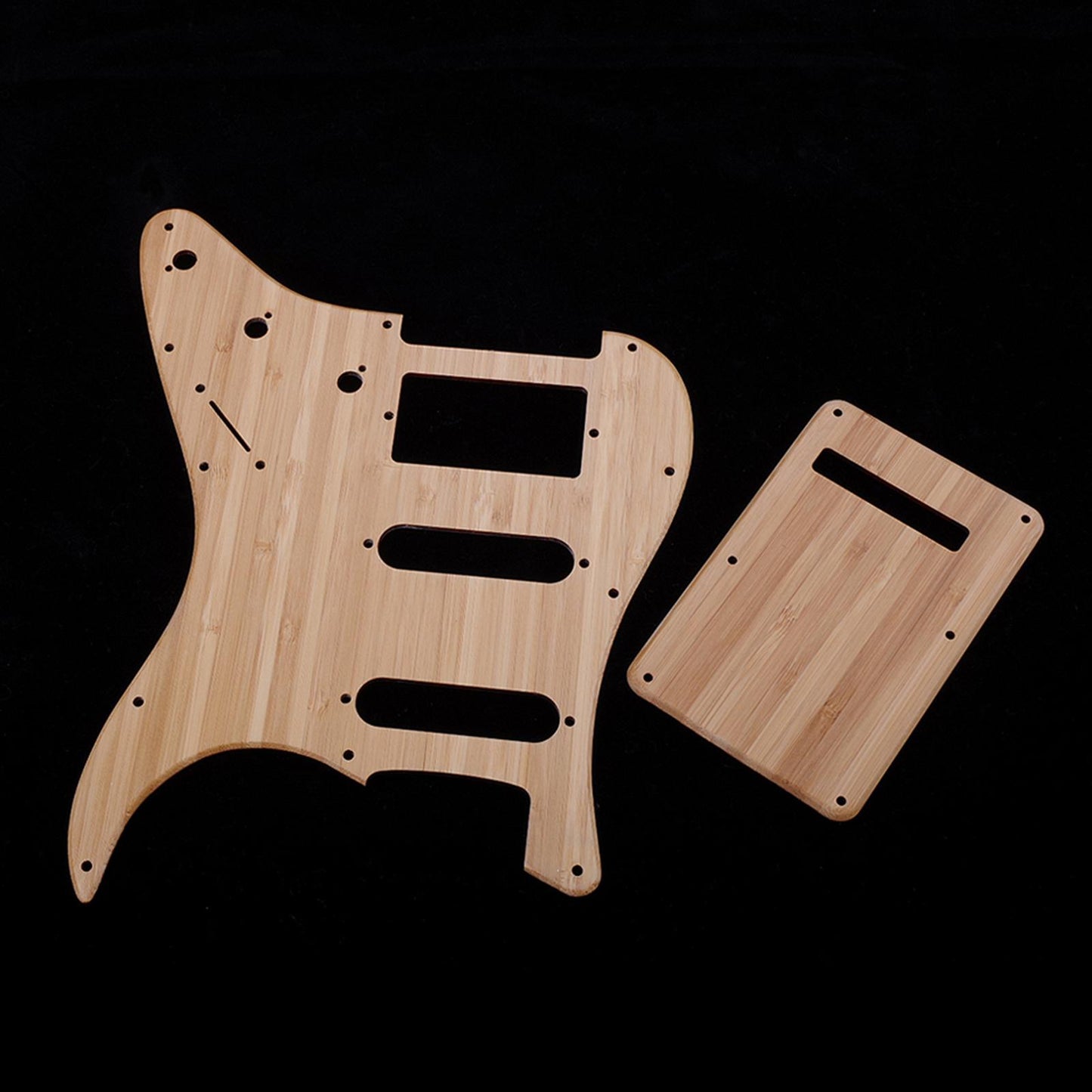 Guitar Pickguard Scratch Plate 17 Hole SSS Pickups for ST Style Guitar