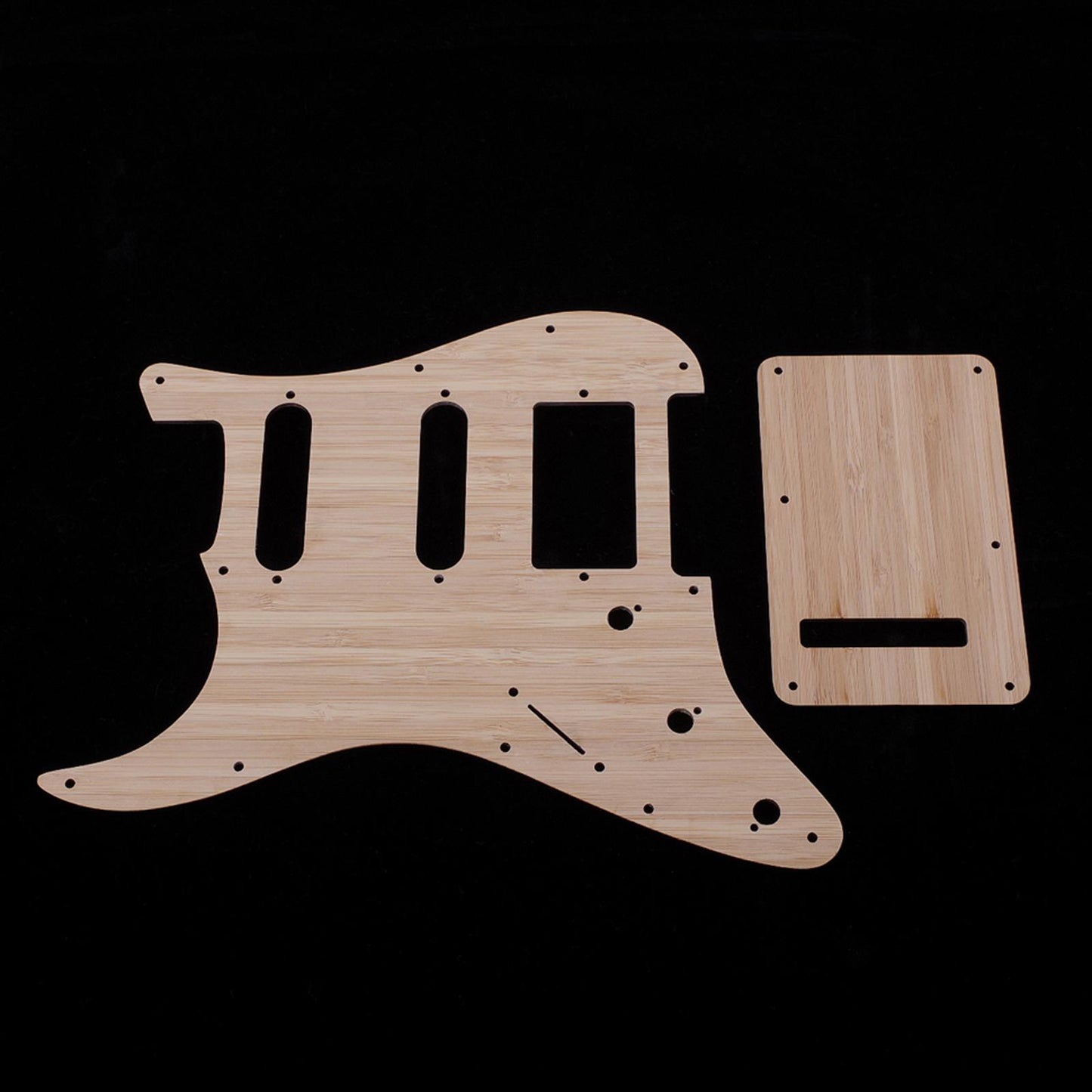 Guitar Pickguard Scratch Plate 17 Hole SSS Pickups for ST Style Guitar