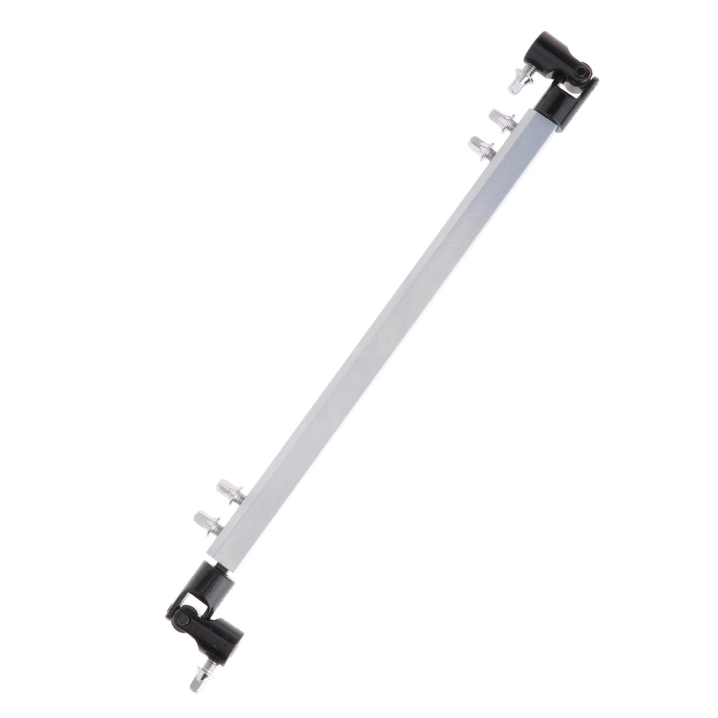 Silver Double Drum Pedal Link Connecting Bar Drive Shaft DIY Replacement