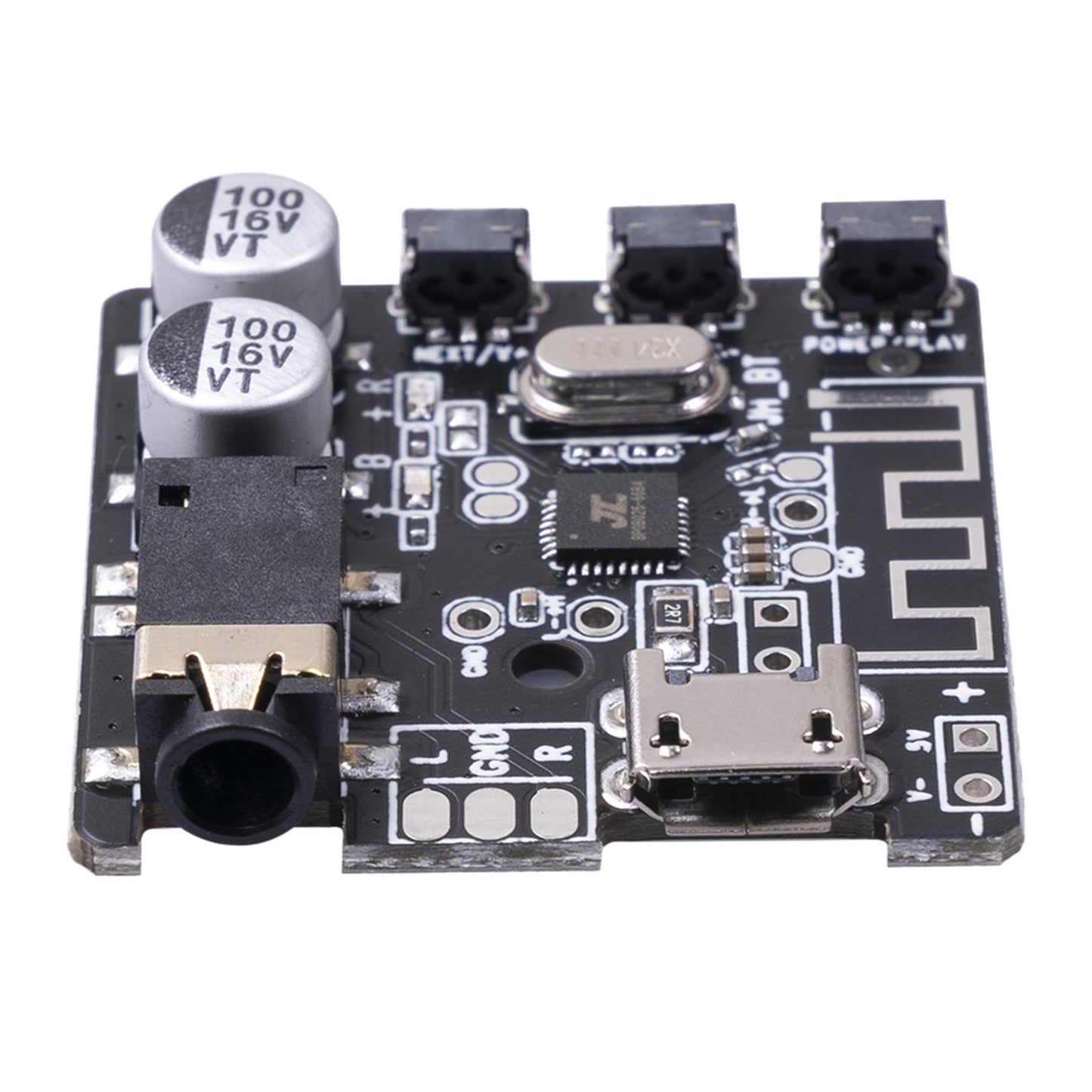 Audio Receive BT5.0 Module Home Stereo Music for DIY Preamplifier 3.7V 5.5V