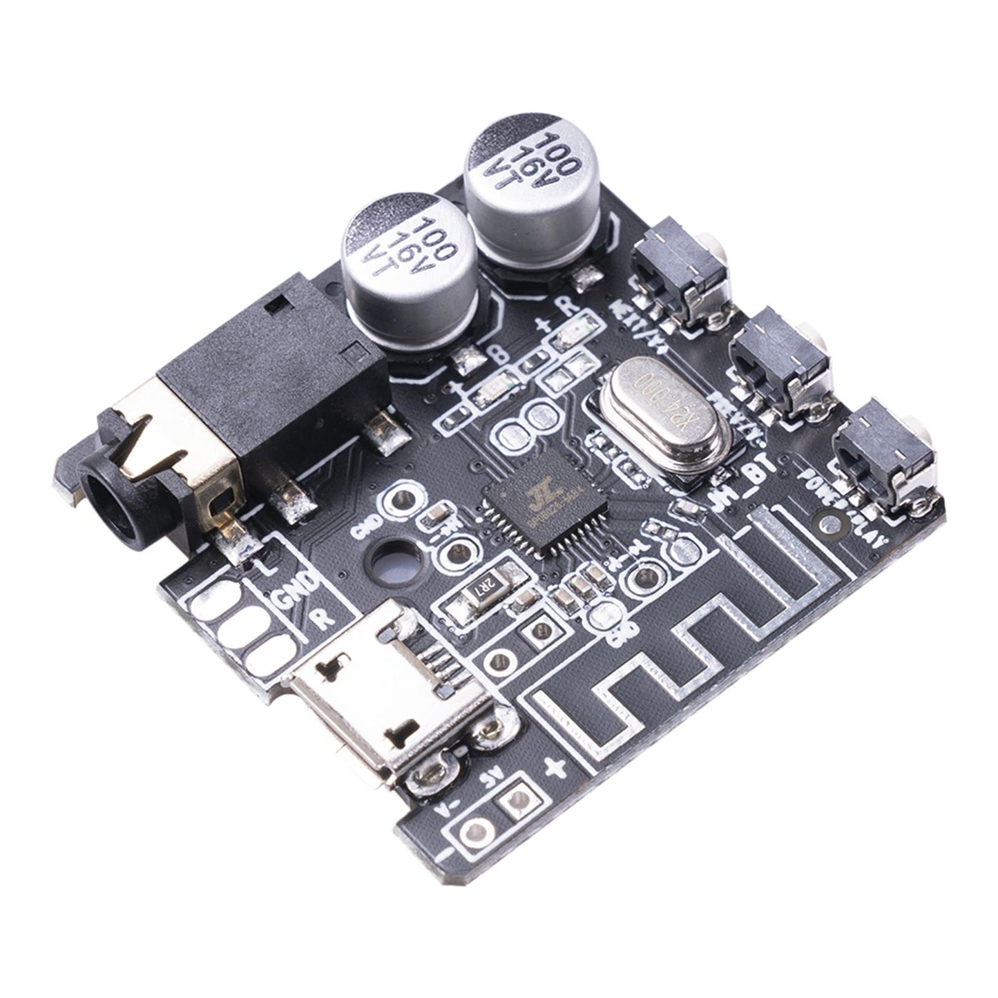 Audio Receive BT5.0 Module Home Stereo Music for DIY Preamplifier 3.7V 5.5V