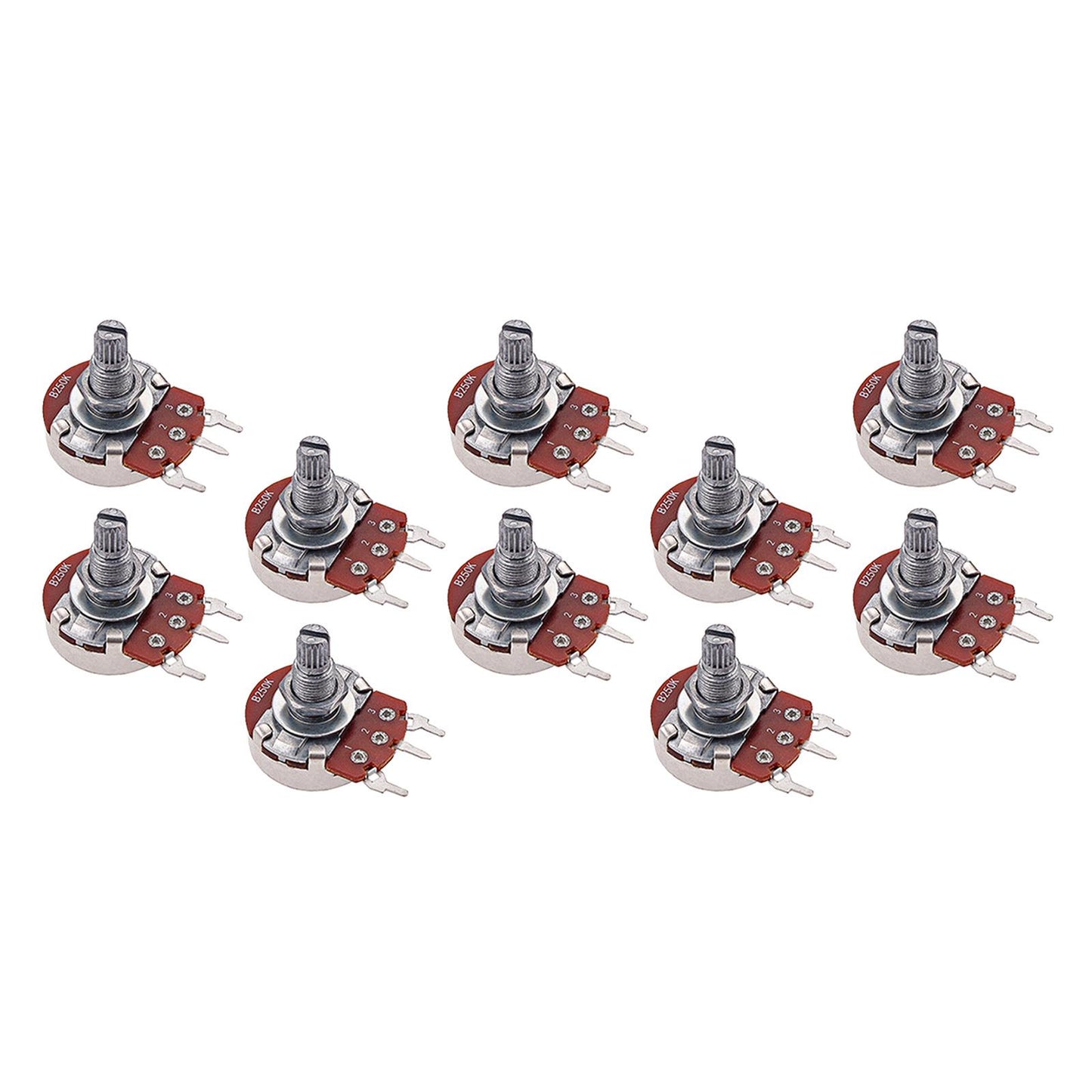 10pcs B250K Pickups Electric Guitar Potentiometer Electric Guitar Parts