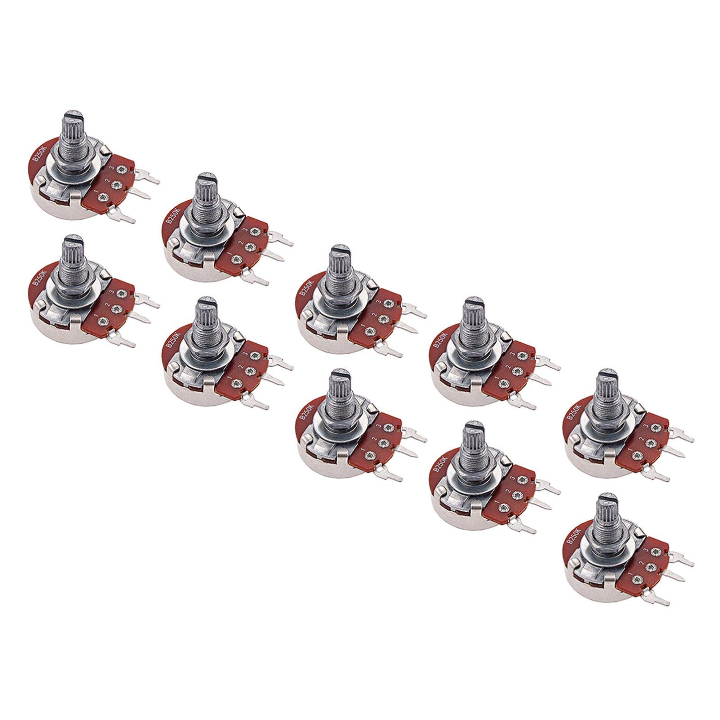 10pcs B250K Pickups Electric Guitar Potentiometer Electric Guitar Parts
