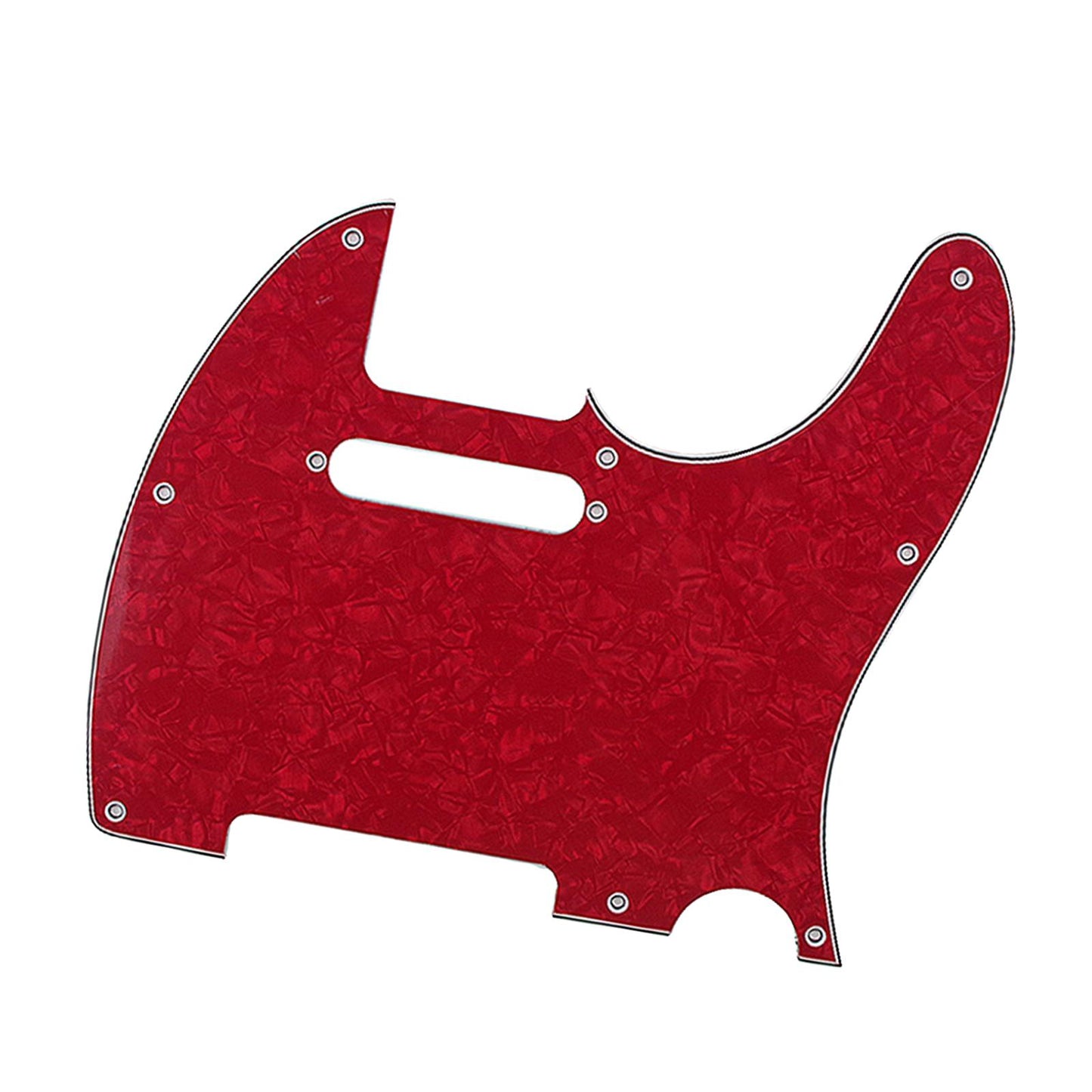 10-Hole Guitar Prewired Pickguard Electric Guitar Accessories Luthier Red