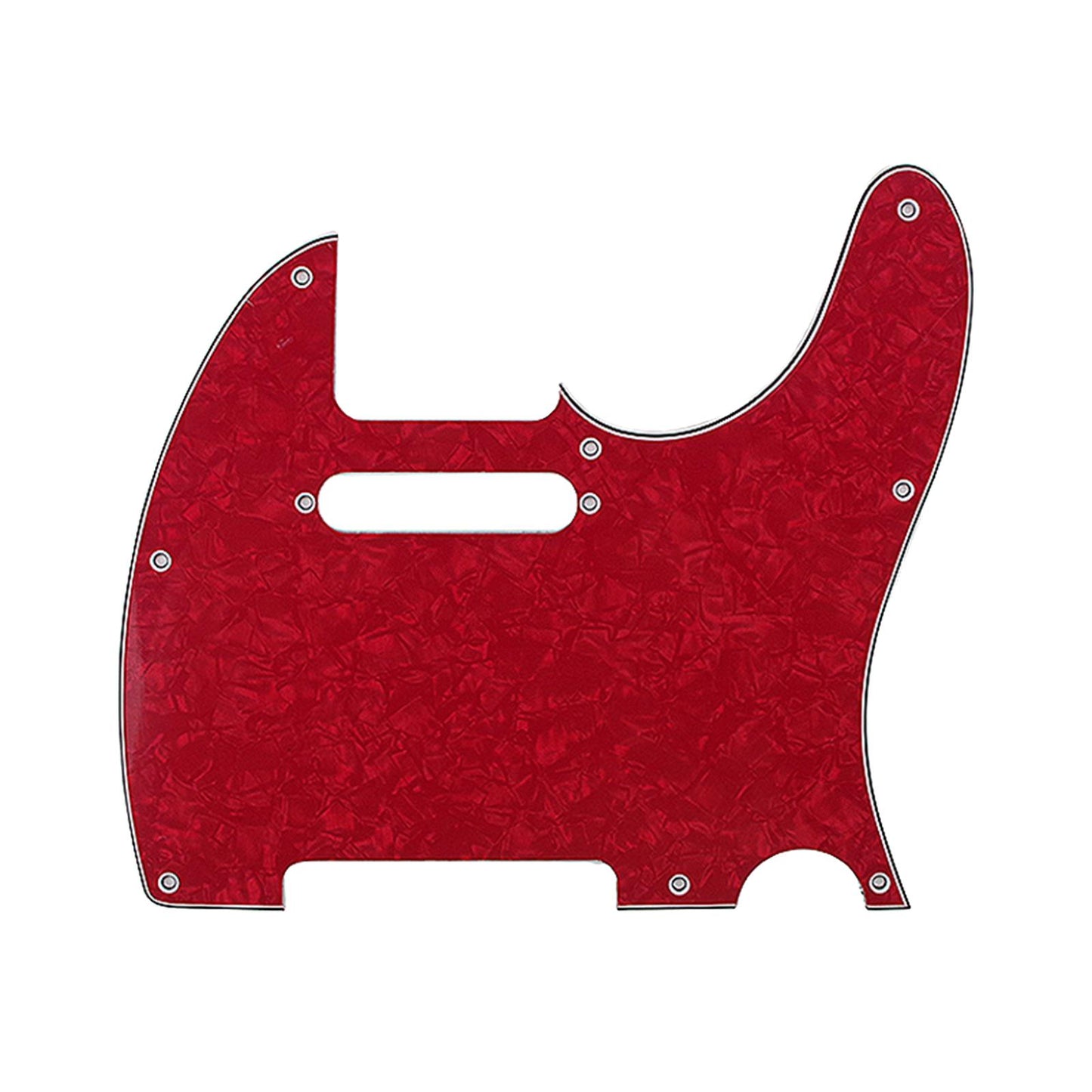 10-Hole Guitar Prewired Pickguard Electric Guitar Accessories Luthier Red