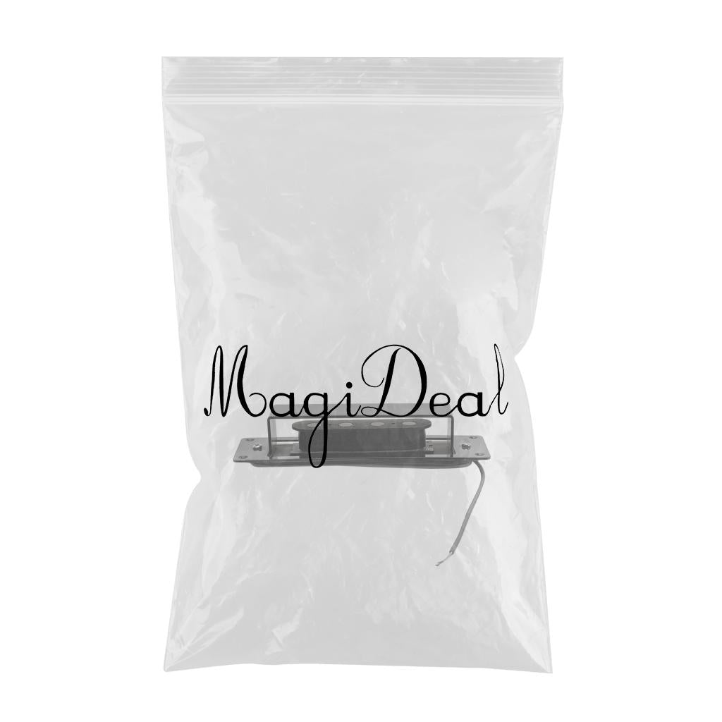 Durable Electric Bass Pickup Replacement Parts Accessory Black