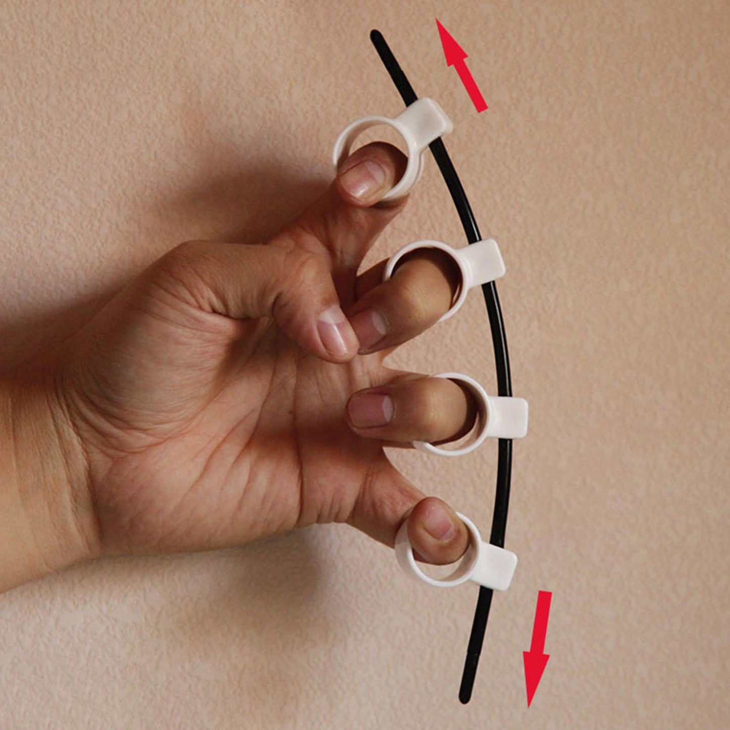 Guitar Trainer Tool Finger Force Span for Ukulele Piano Beginner White B