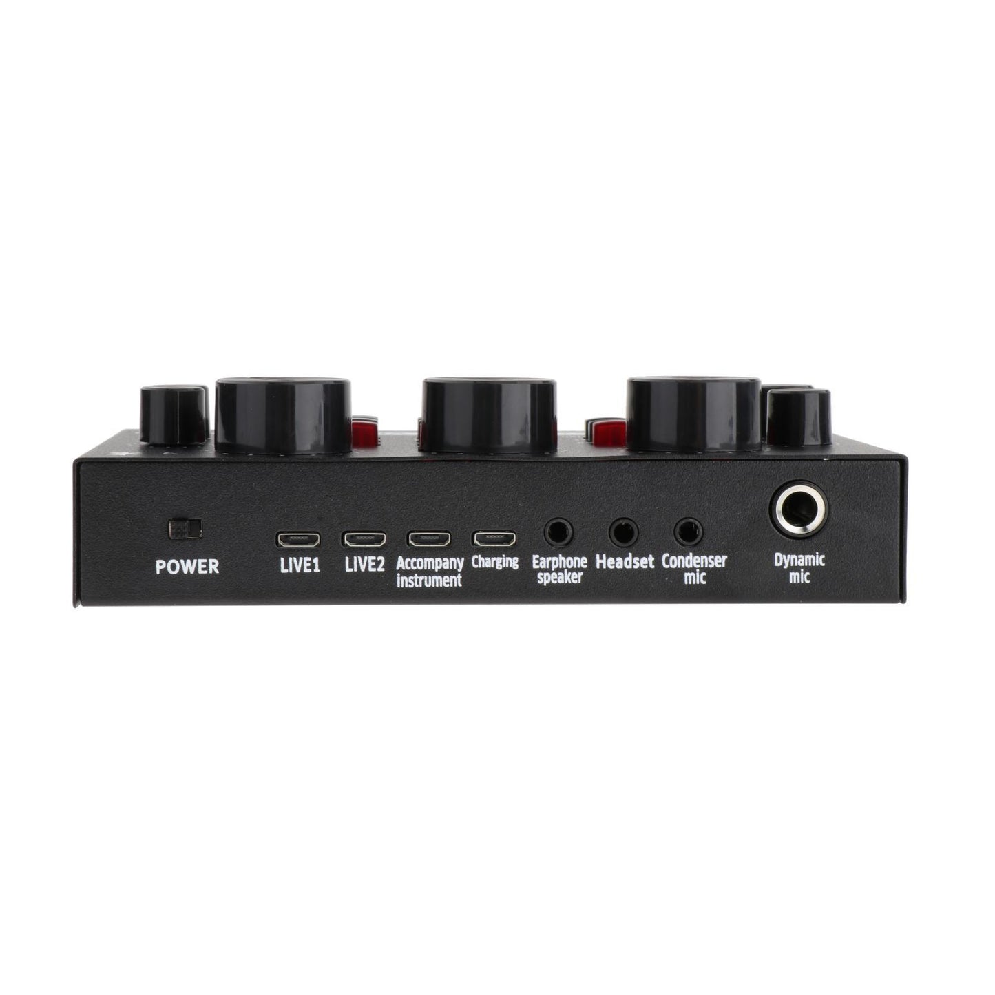 Mini USB Live Sound Card Audio Mixer for Laptop Microphone Network Singing